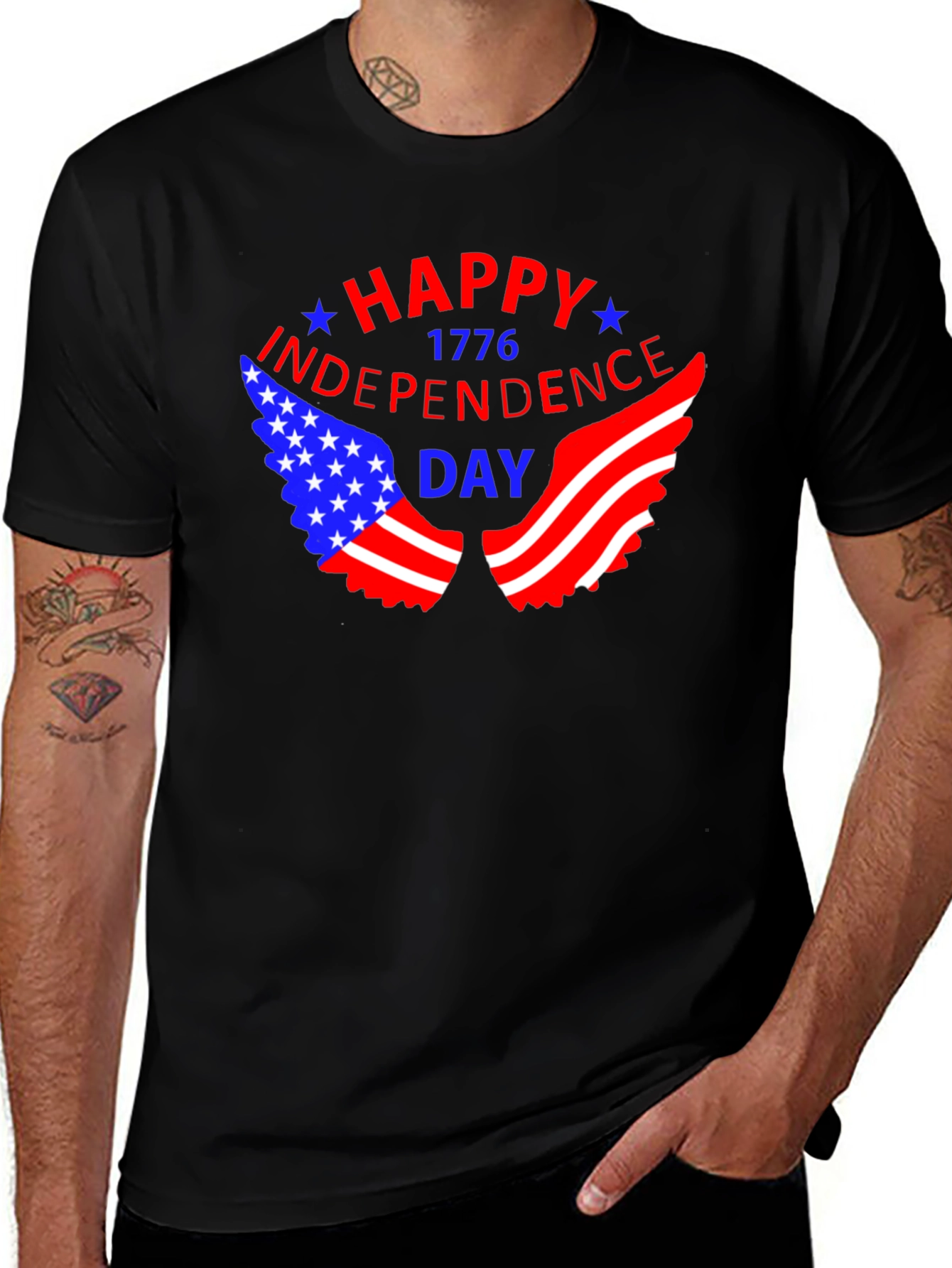 Patriotic Happy Independence Day T-Shirt