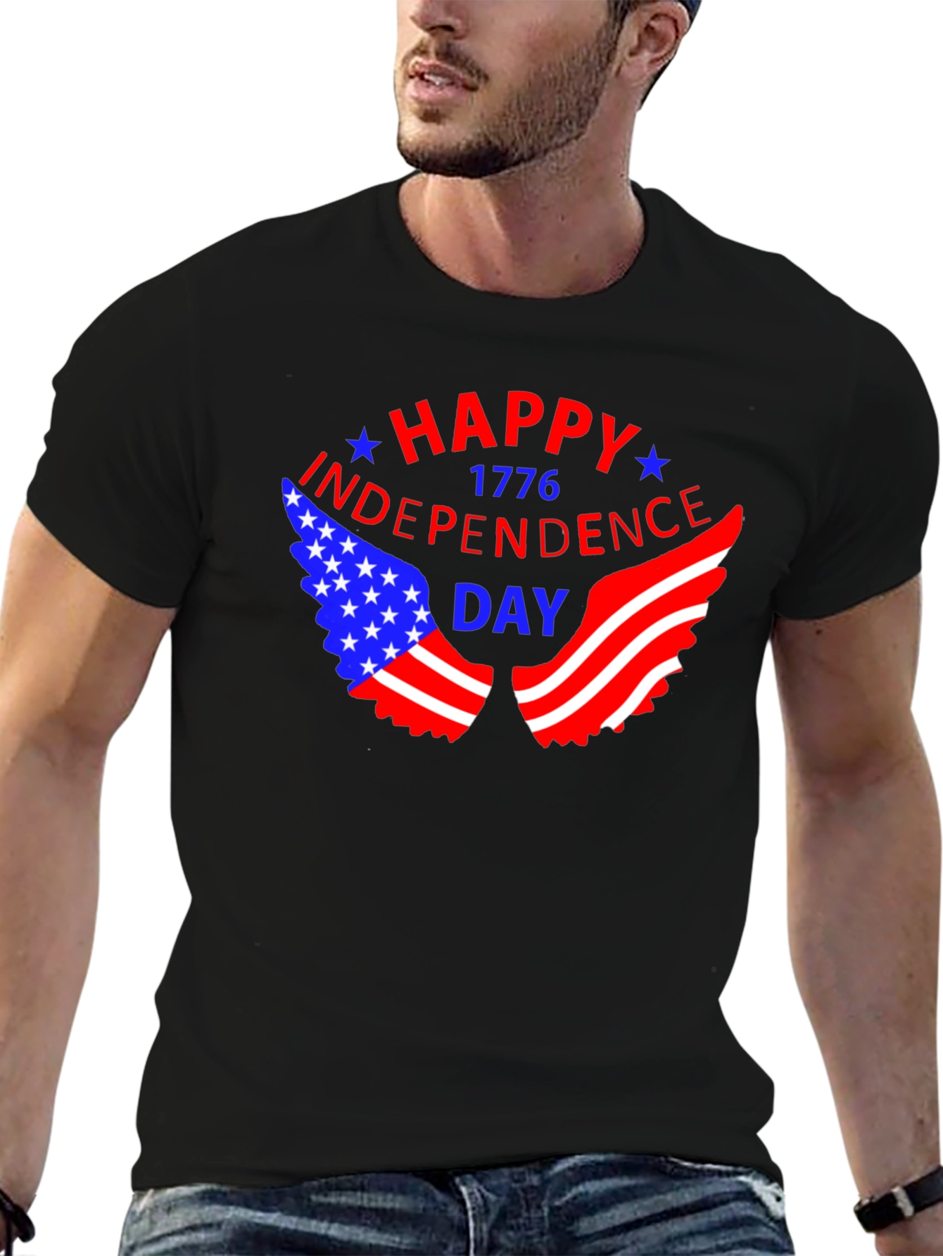 Patriotic Happy Independence Day T-Shirt