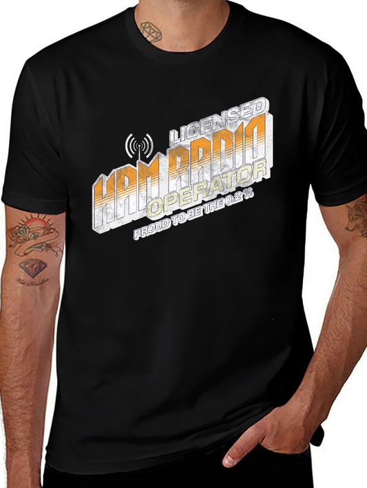 Licensed Ham Radio Operator T-Shirt - Proud to be the 0.2%