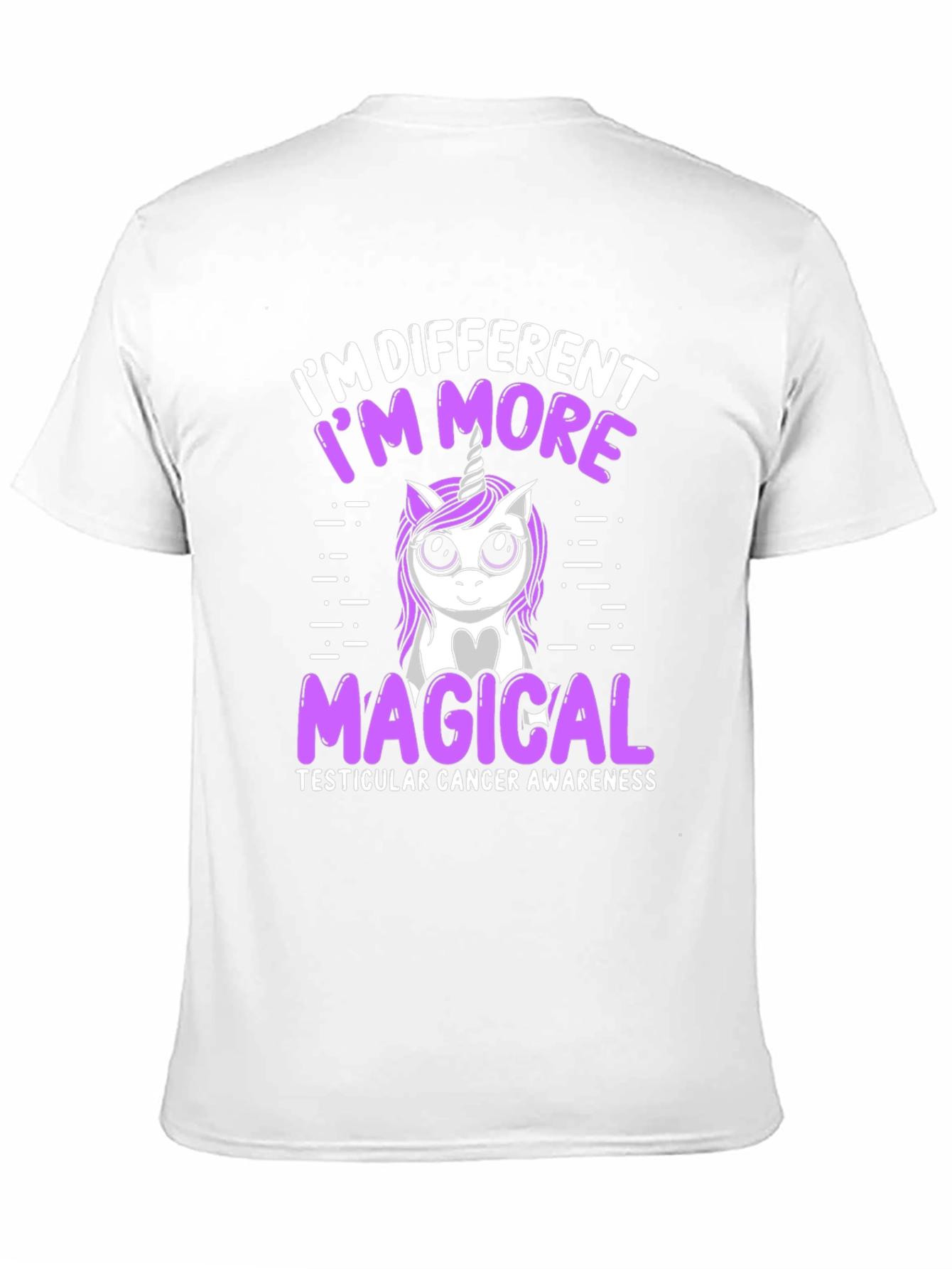 Unicorn Magical Testicular Cancer Awareness T-Shirt