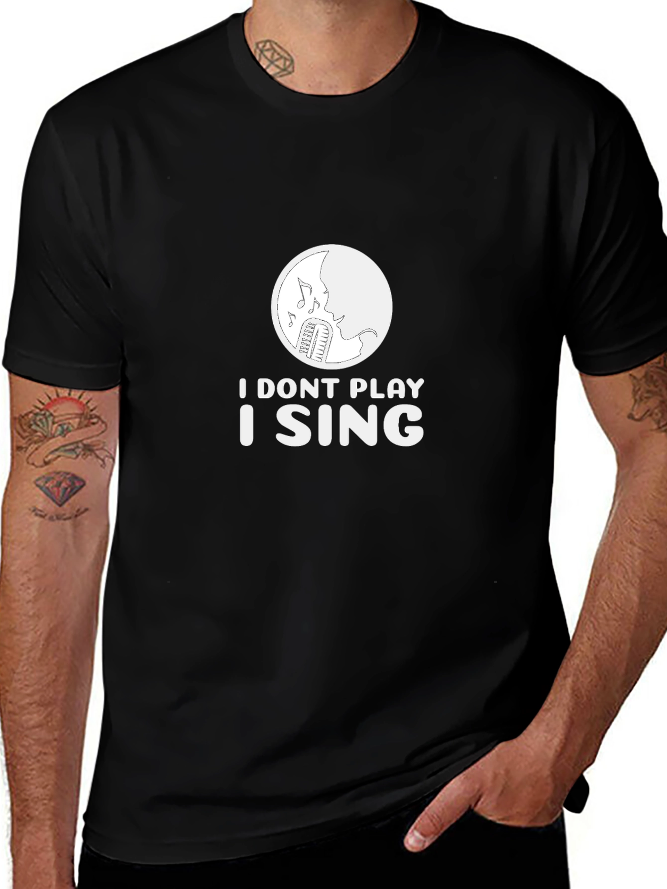I SING Graphic Tee - Musicians Statement Shirt