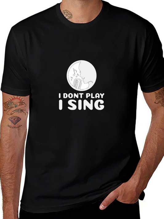 I SING Graphic Tee - Musicians Statement Shirt