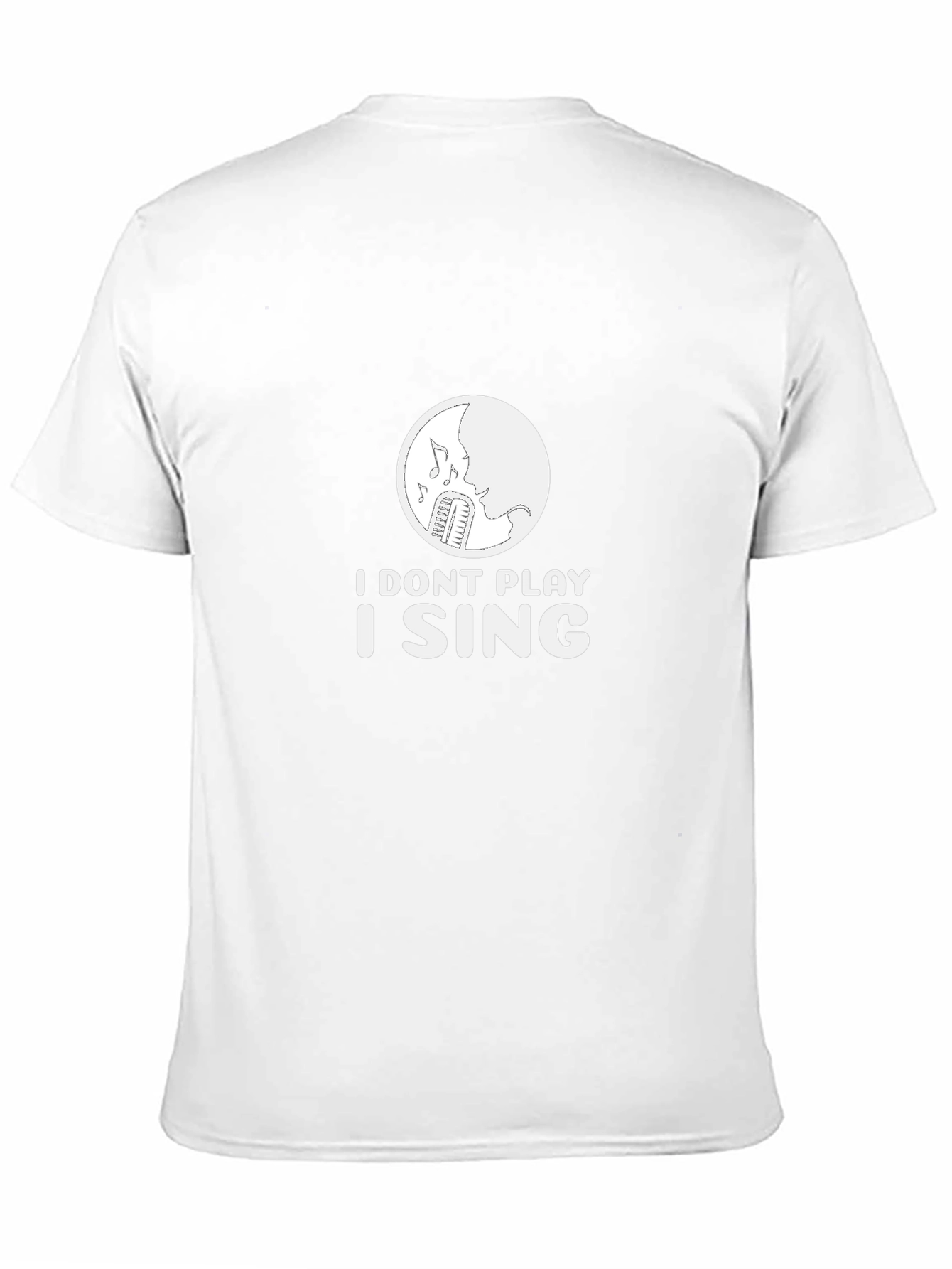 I SING Graphic Tee - Musicians Statement Shirt