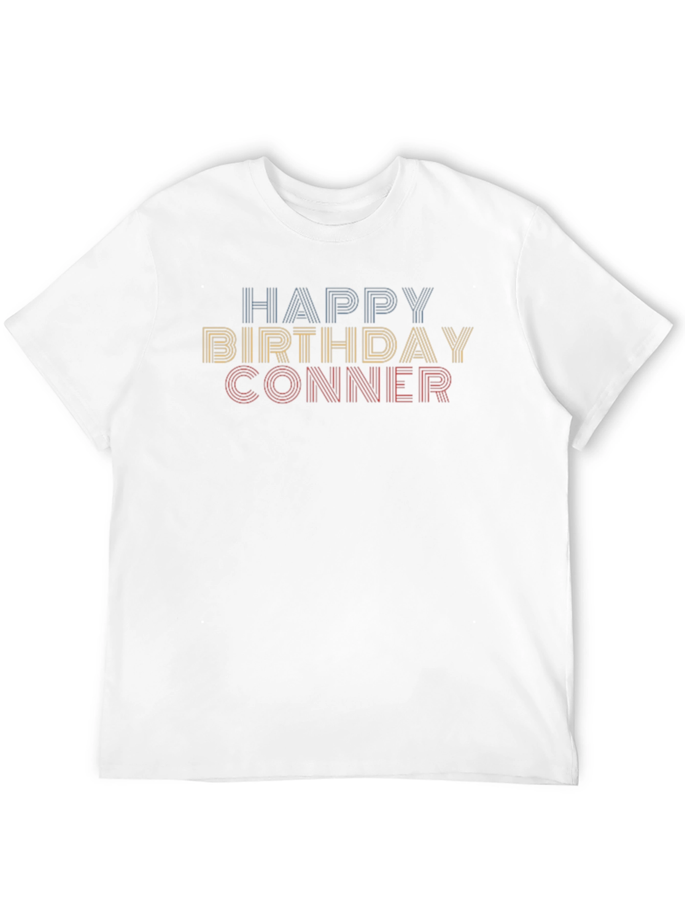 Happy Birthday Conner T-Shirt - Retro Style