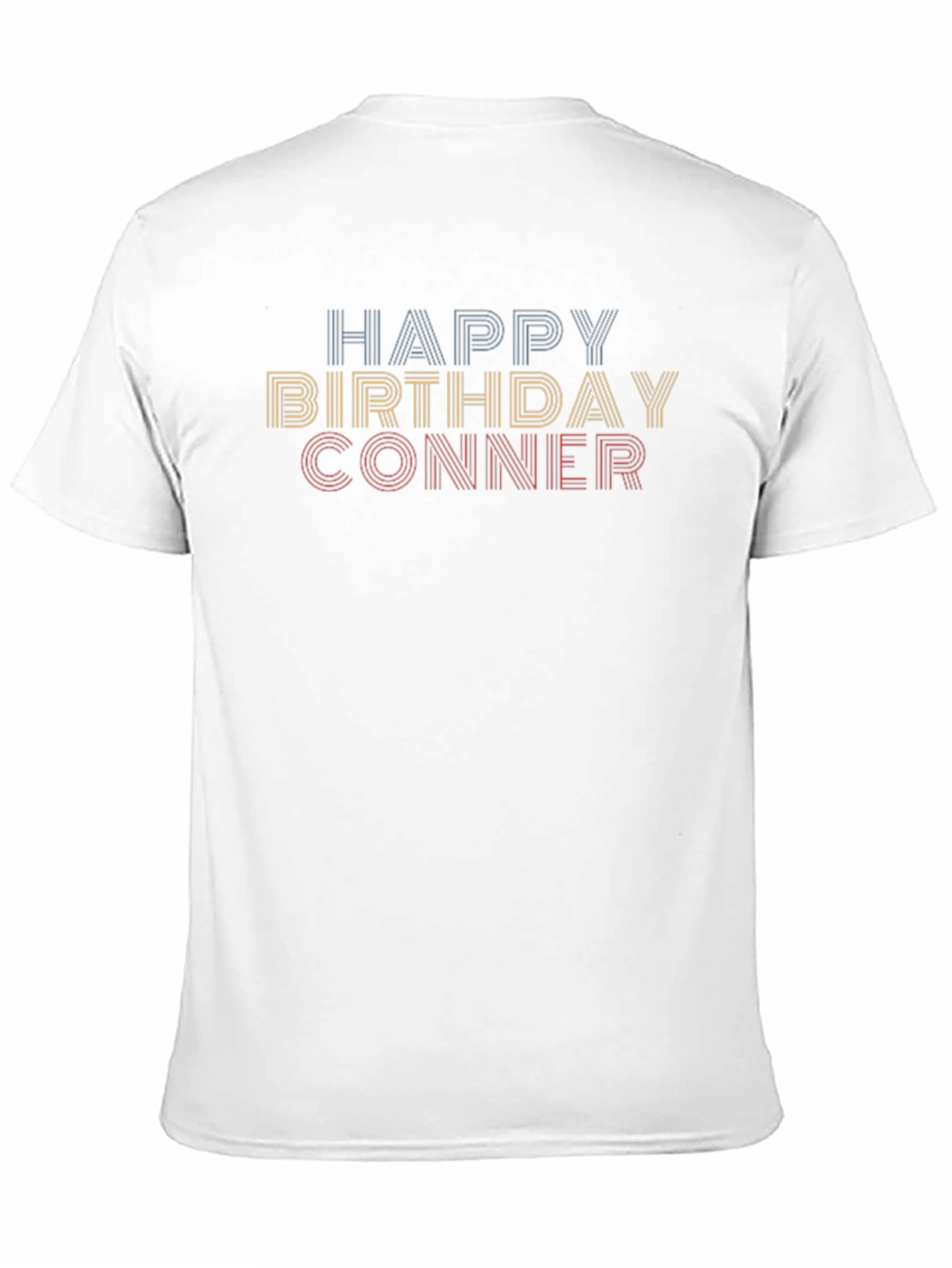 Happy Birthday Conner T-Shirt - Retro Style