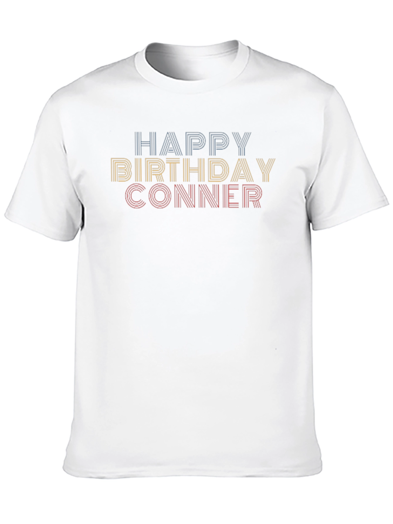Happy Birthday Conner T-Shirt - Retro Style