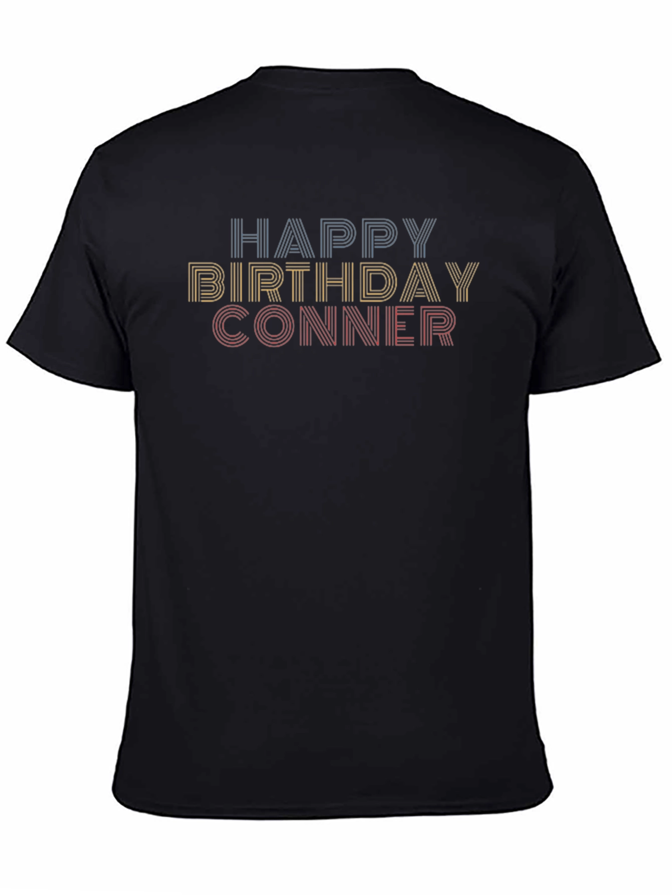 Happy Birthday Conner T-Shirt - Retro Style