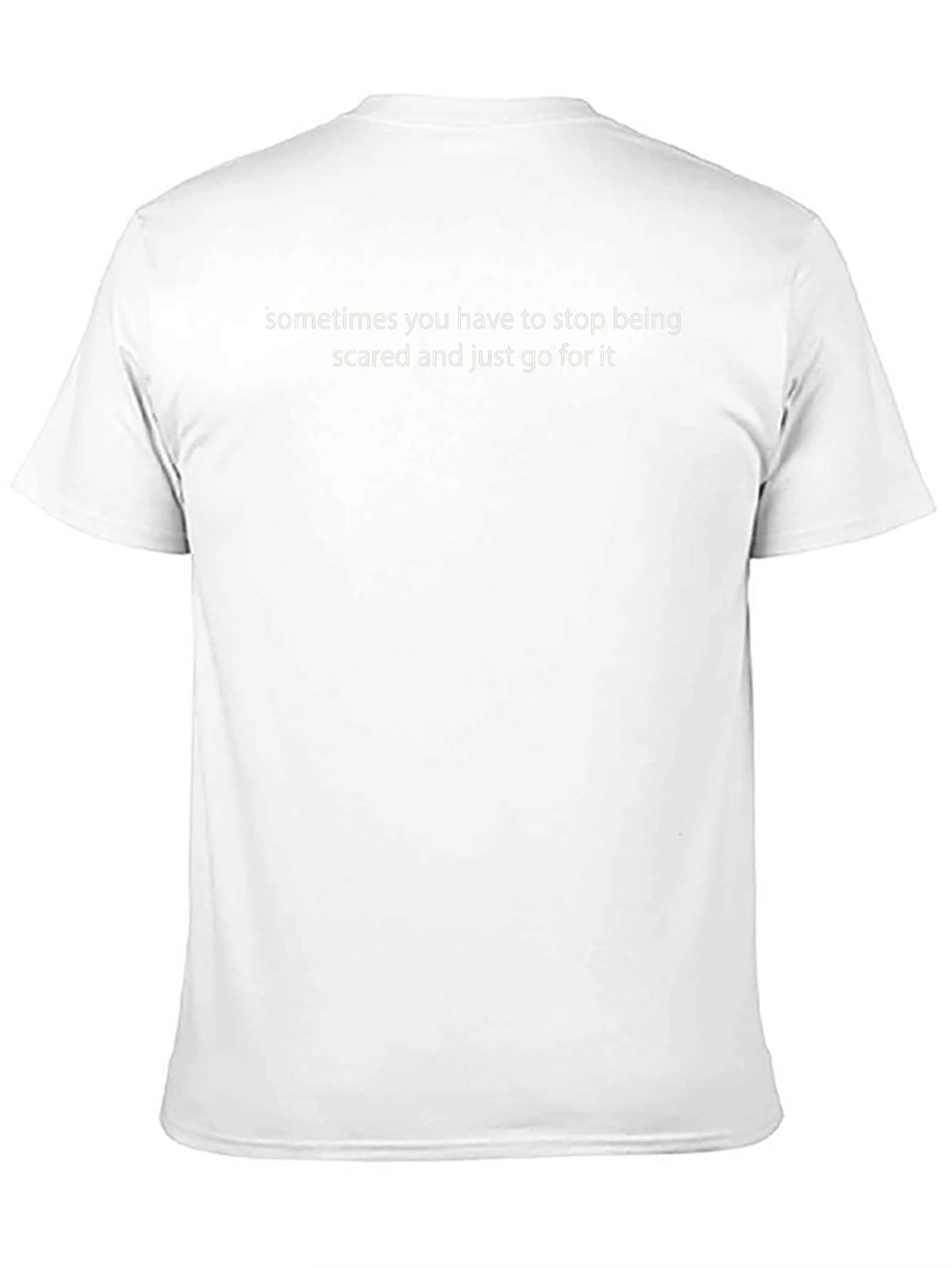 Motivational Quote Black T-Shirt