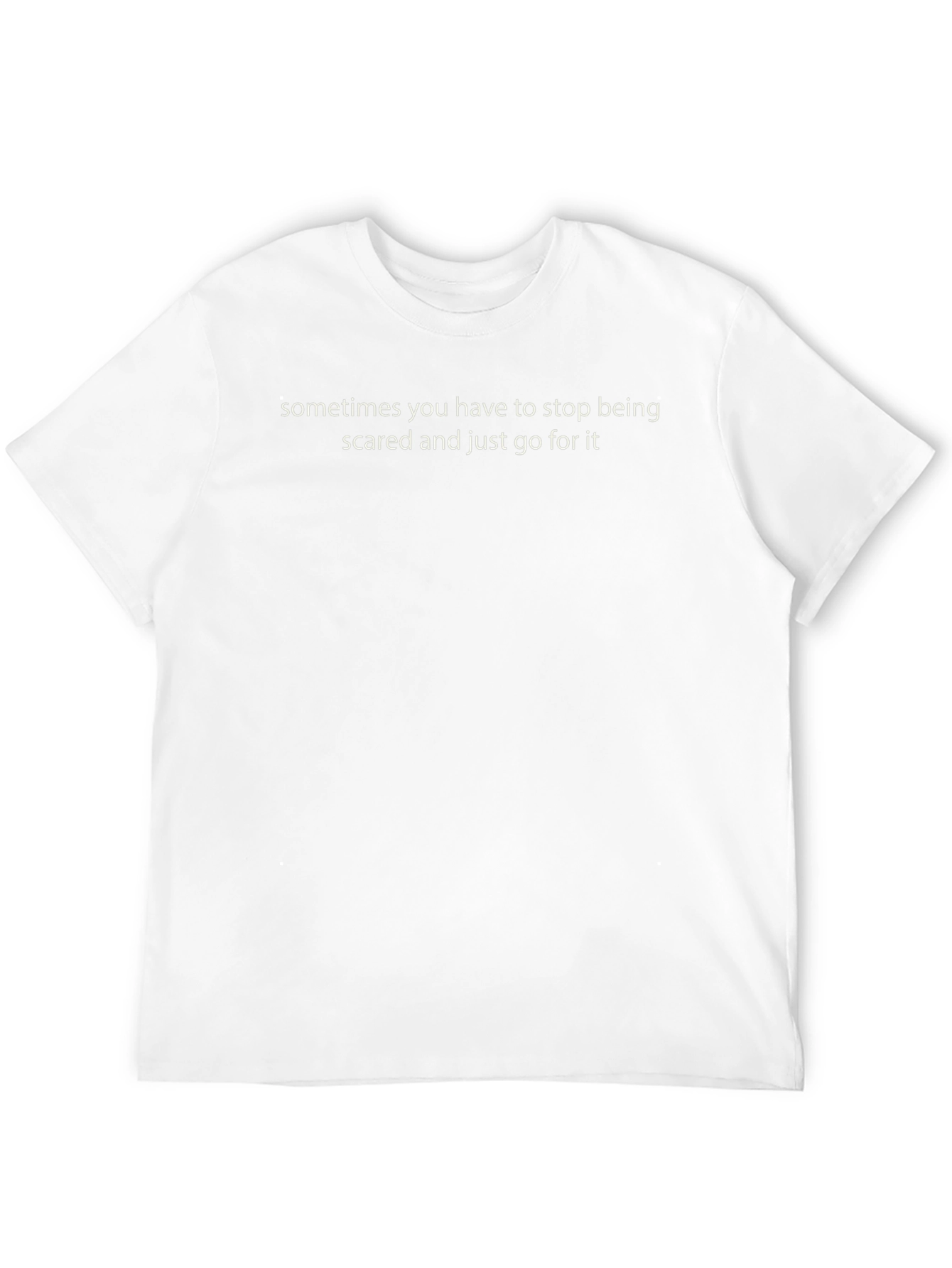 Motivational Quote Black T-Shirt