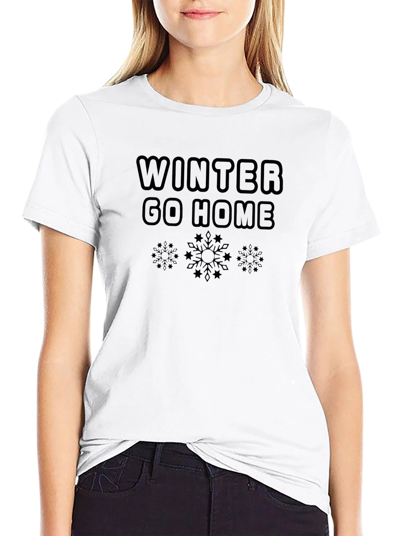 Winter Go Home Graphic T-Shirt