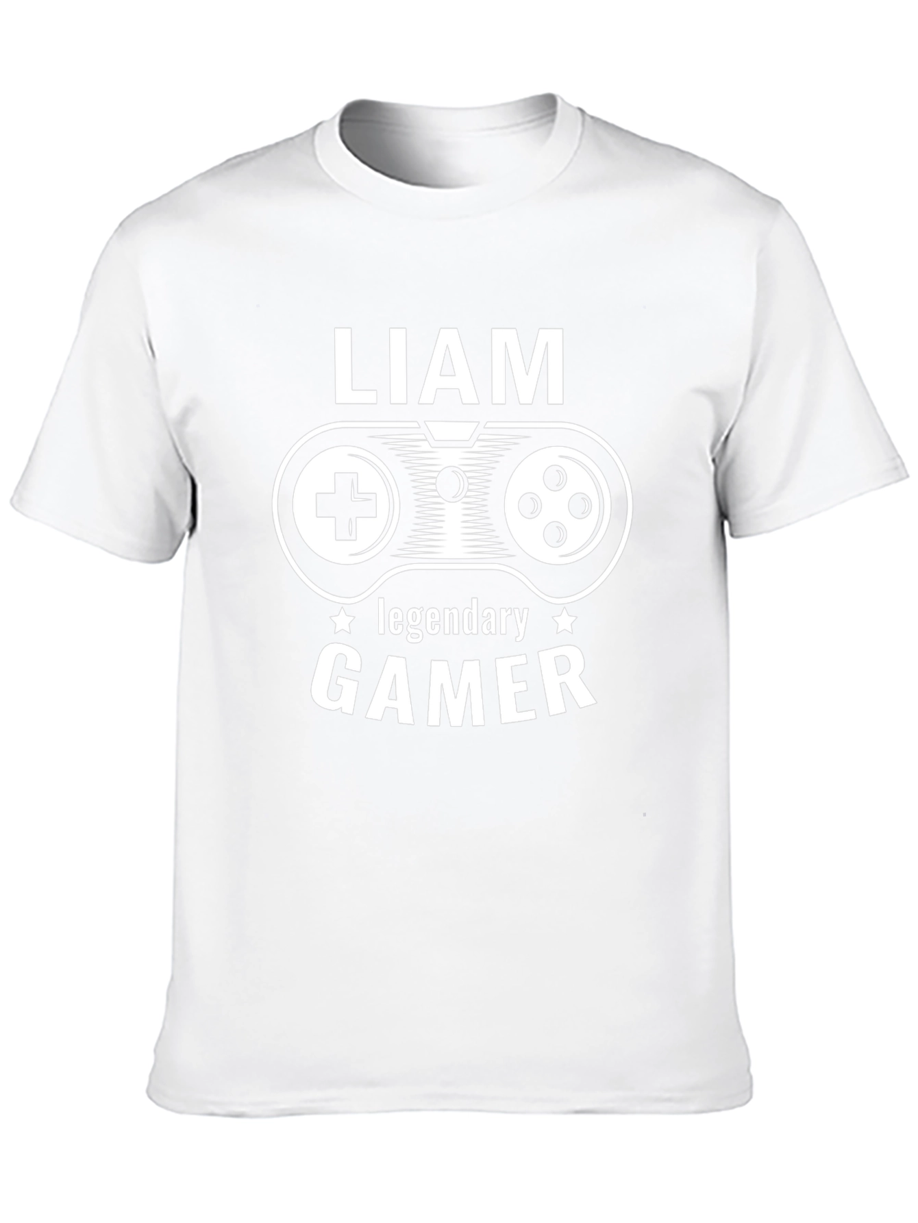 Liam Legendary Gamer Black T-Shirt