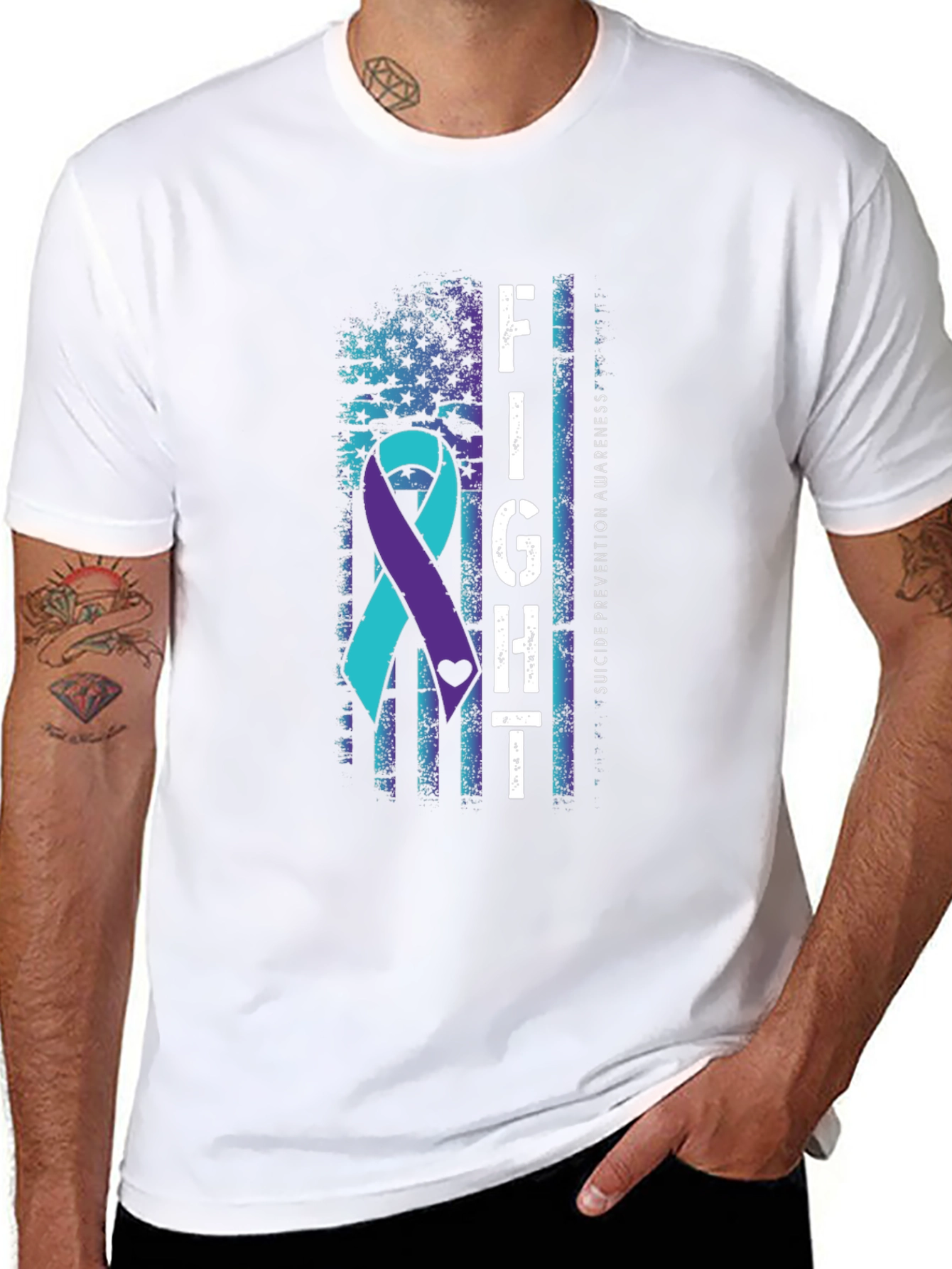 Suicide Prevention Awareness Ribbon Tee