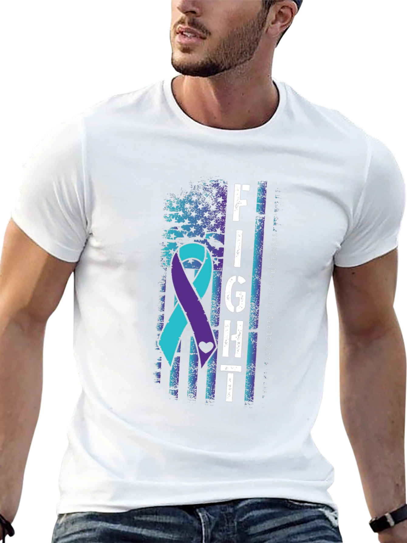 Suicide Prevention Awareness Ribbon Tee