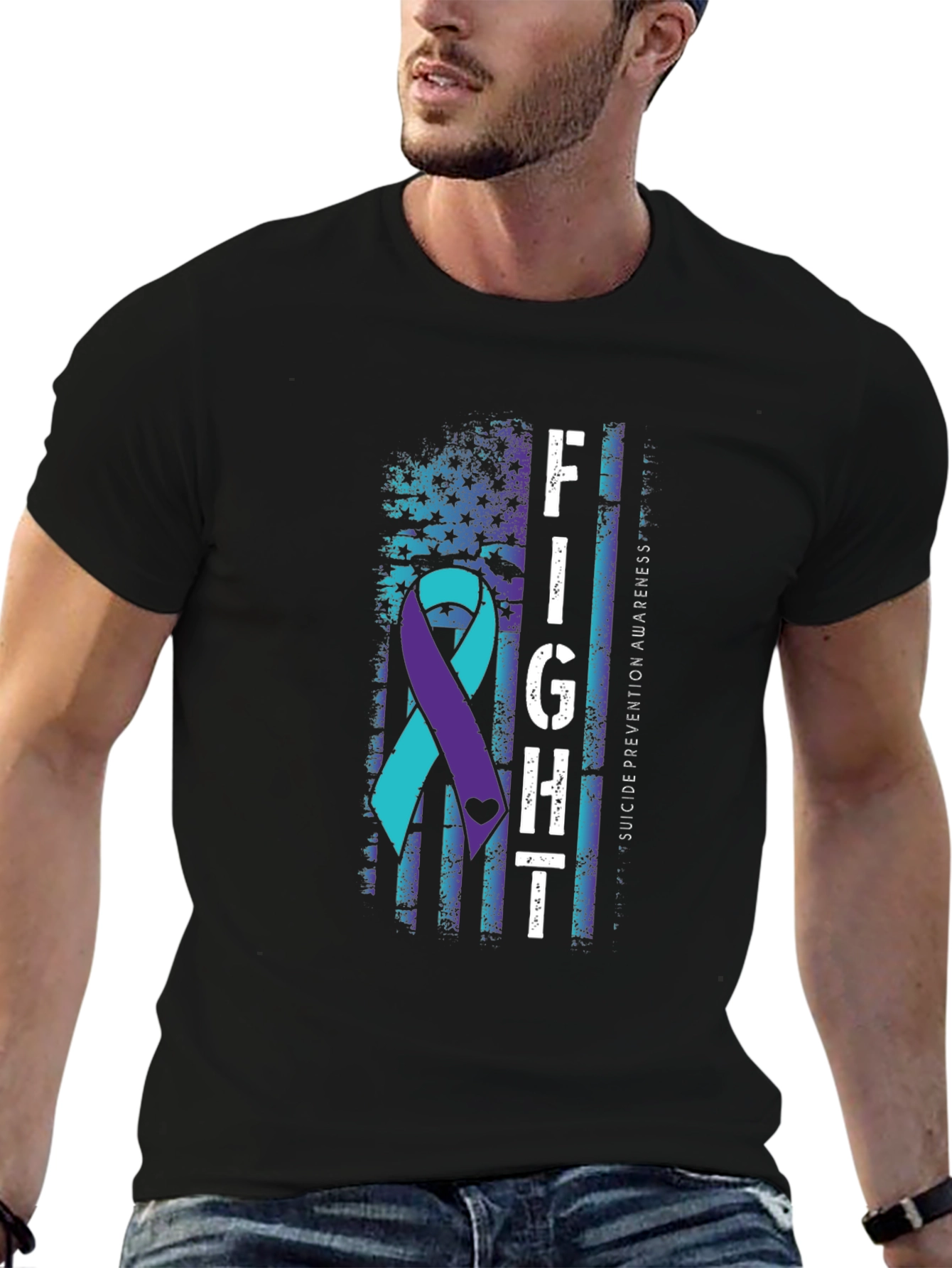 Suicide Prevention Awareness Ribbon Tee