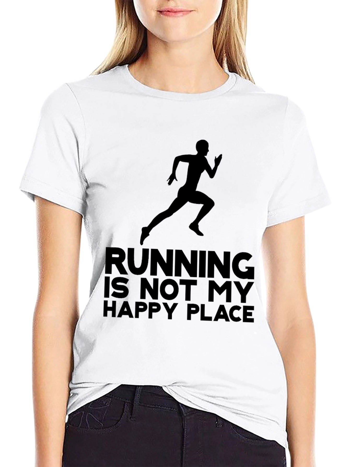 Running Is Not My Happy Place T-Shirt