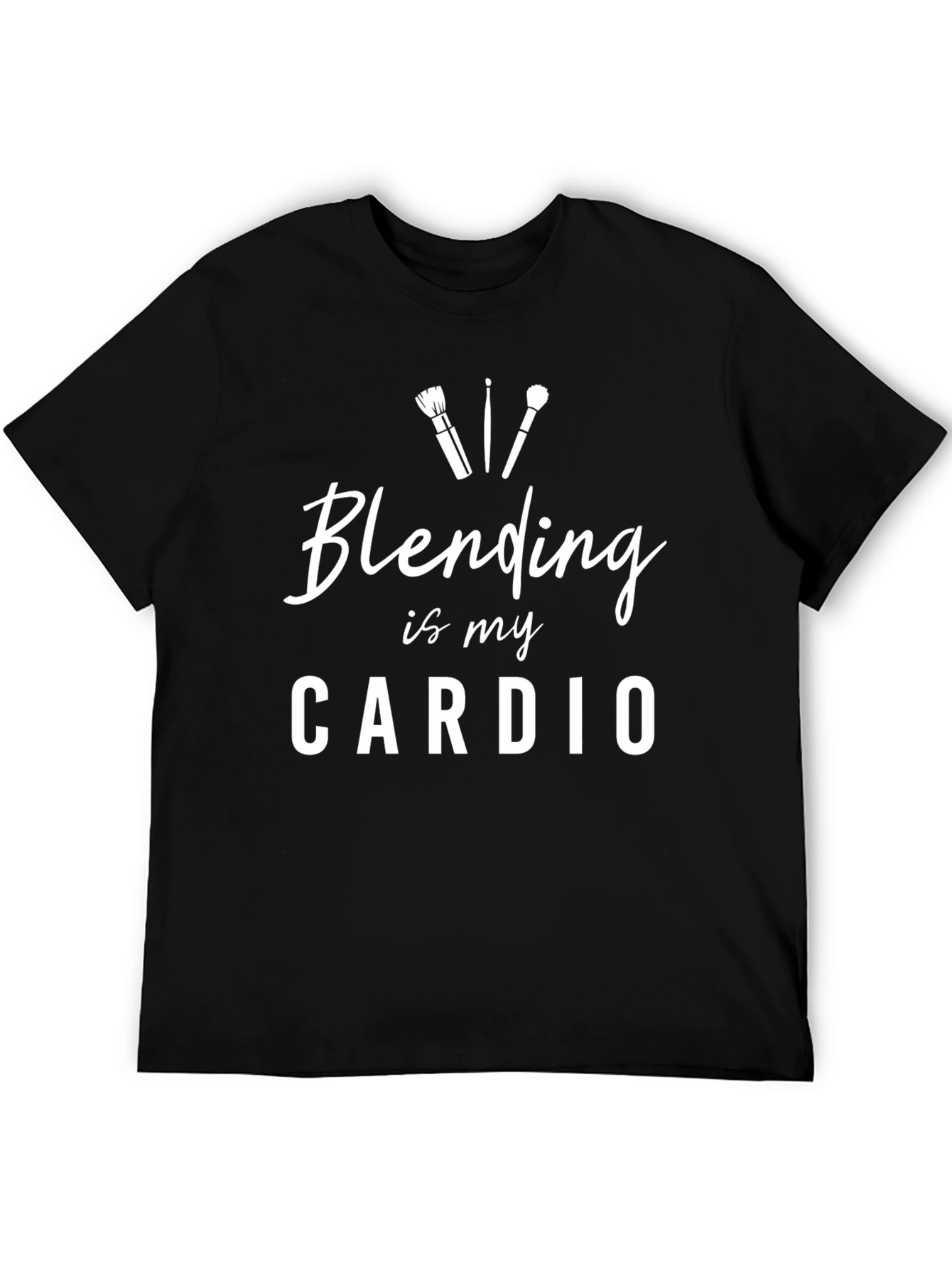 Blending is My Cardio Black T-Shirt