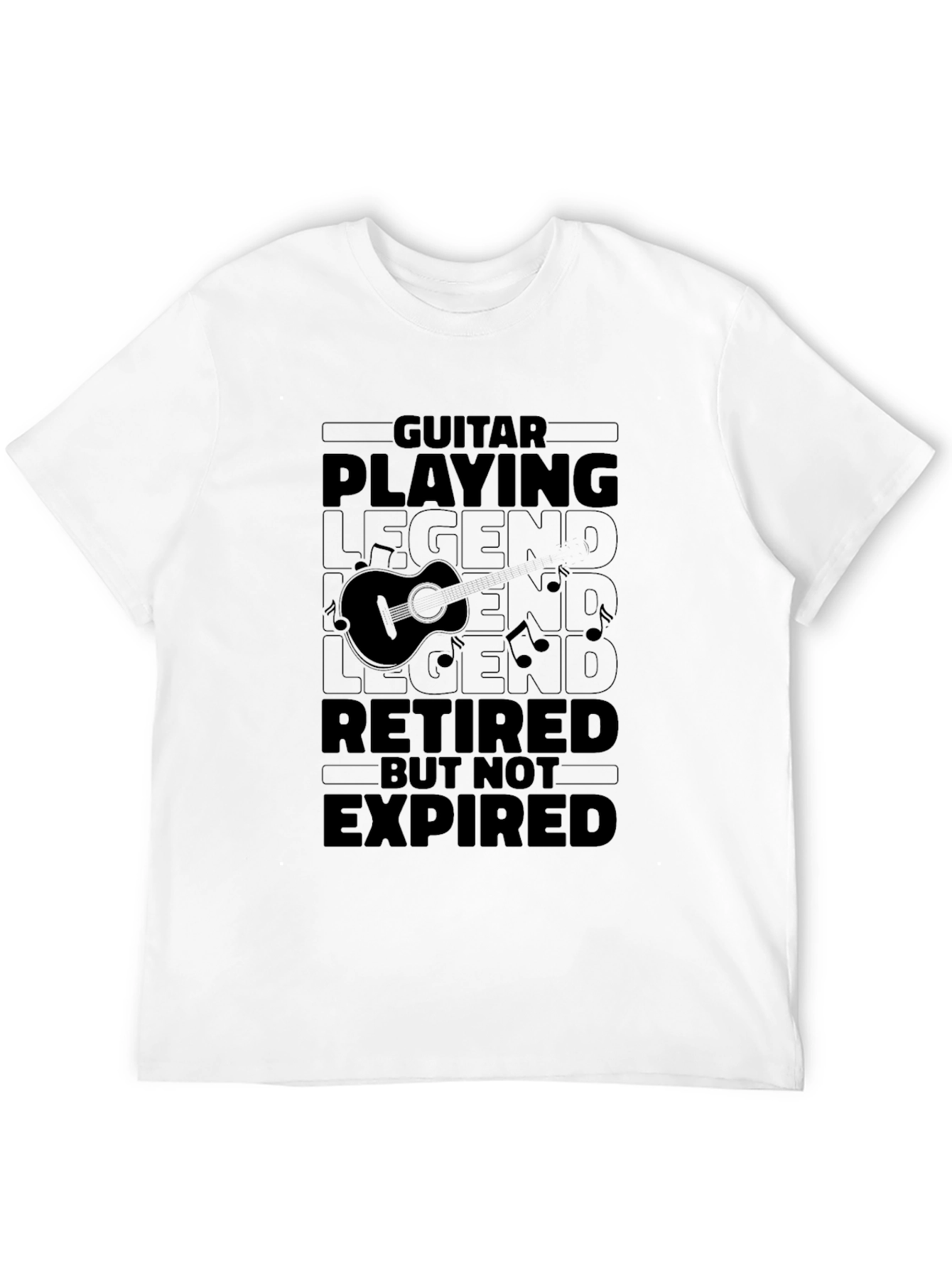 Guitar Playing Legend Retired T-Shirt