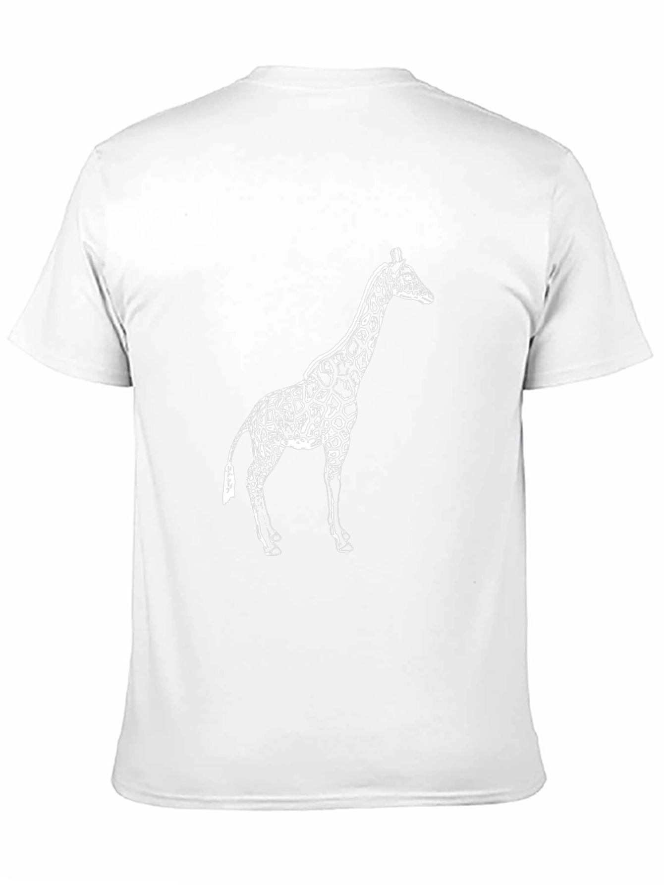 Giraffe Graphic Tee - Casual Black T-Shirt