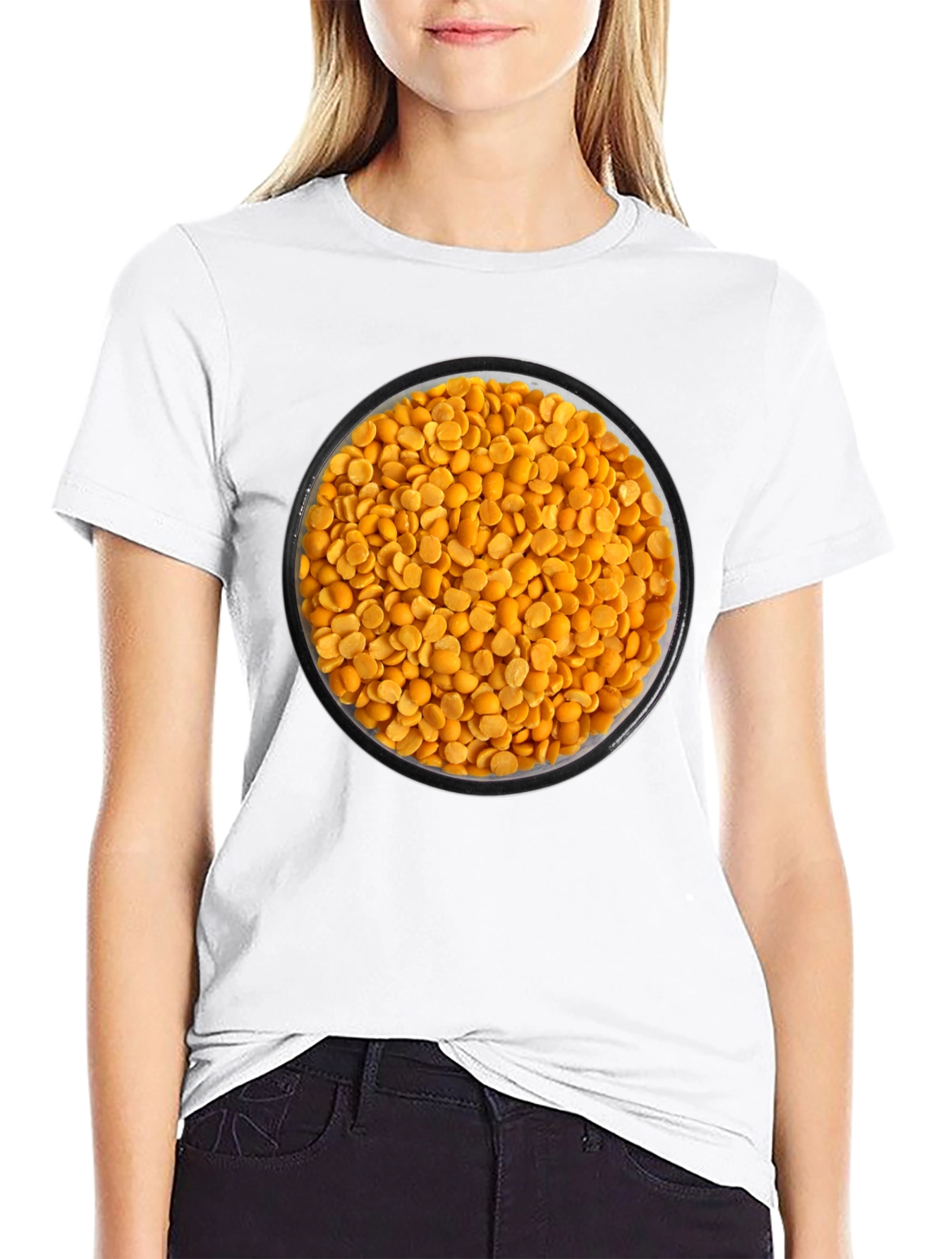 Lentil Bowl Graphic Tee - Funny Food T-Shirt