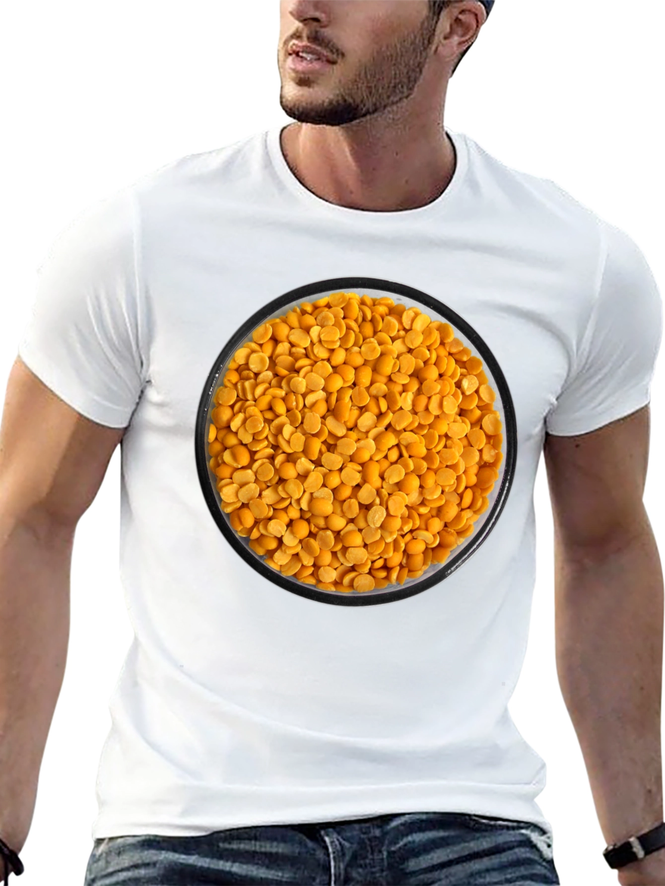 Lentil Bowl Graphic Tee - Funny Food T-Shirt