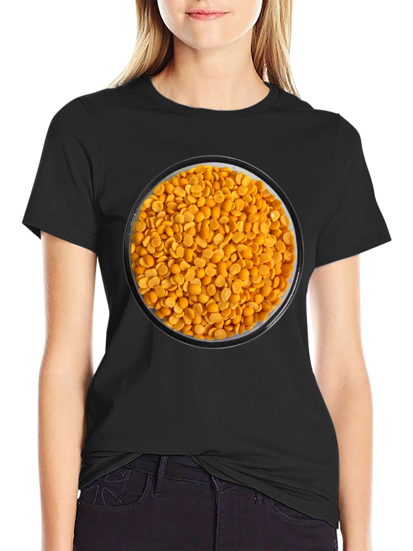 Lentil Bowl Graphic Tee - Funny Food T-Shirt
