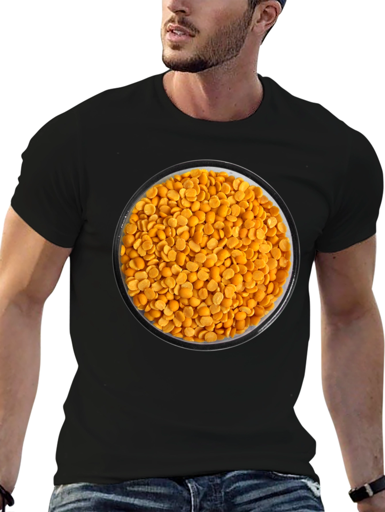 Lentil Bowl Graphic Tee - Funny Food T-Shirt