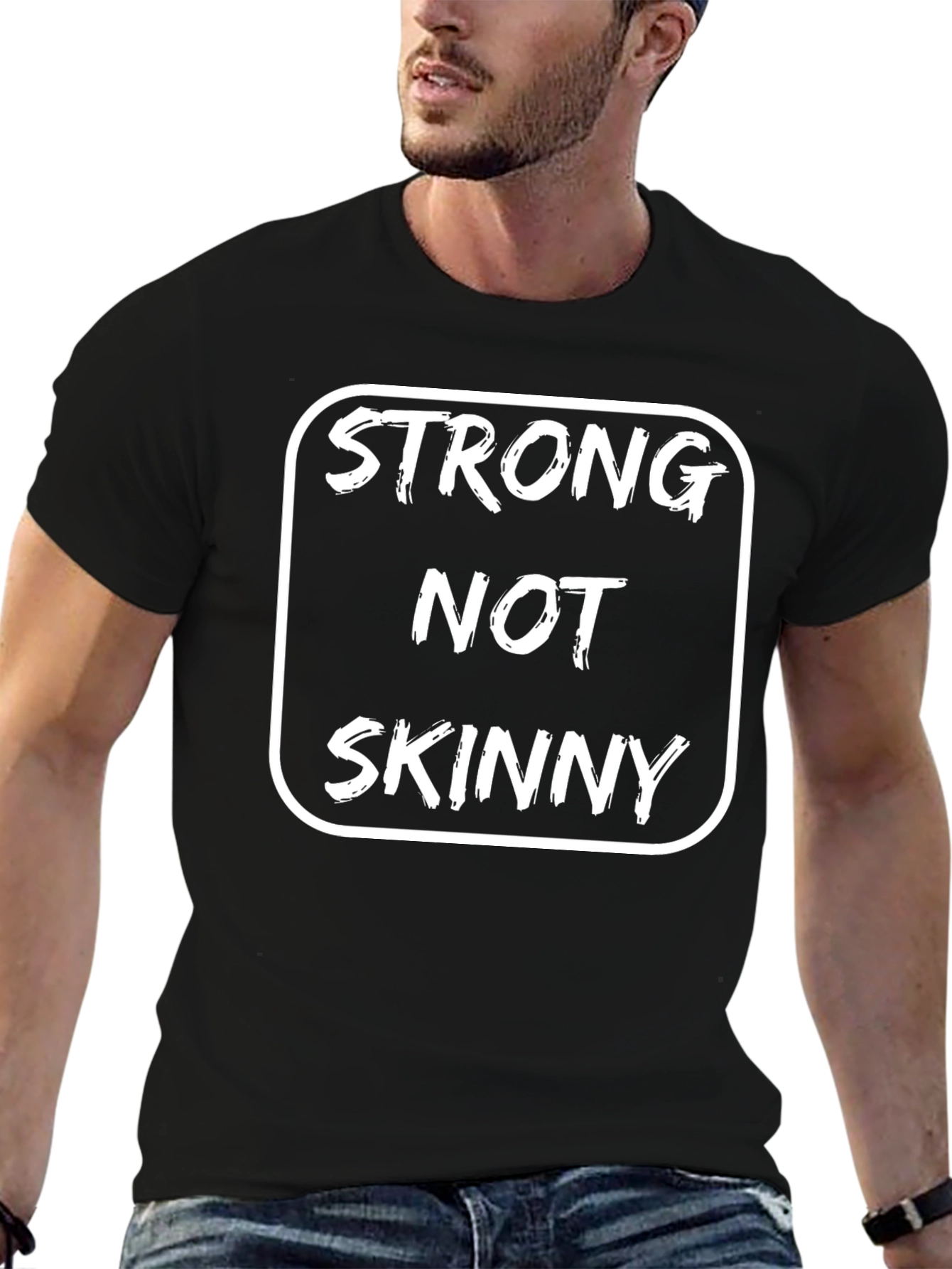 Strong Not Skinny Graphic Tee