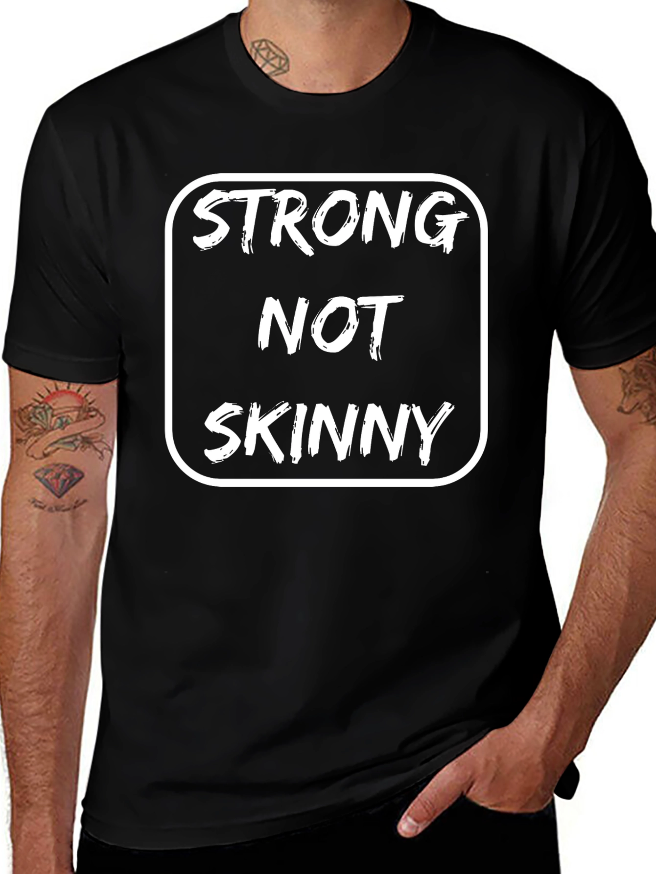 Strong Not Skinny Graphic Tee