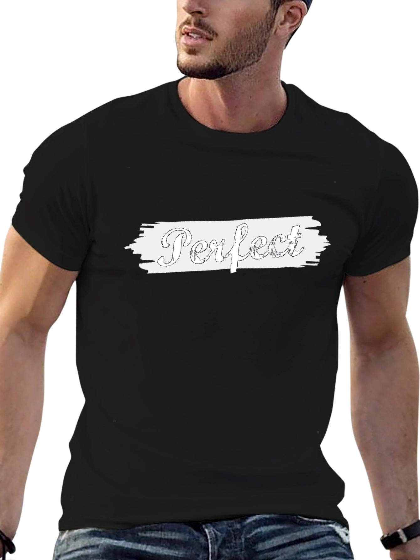 Perfect Graphic T-Shirt - Stylish Crew Neck Tee