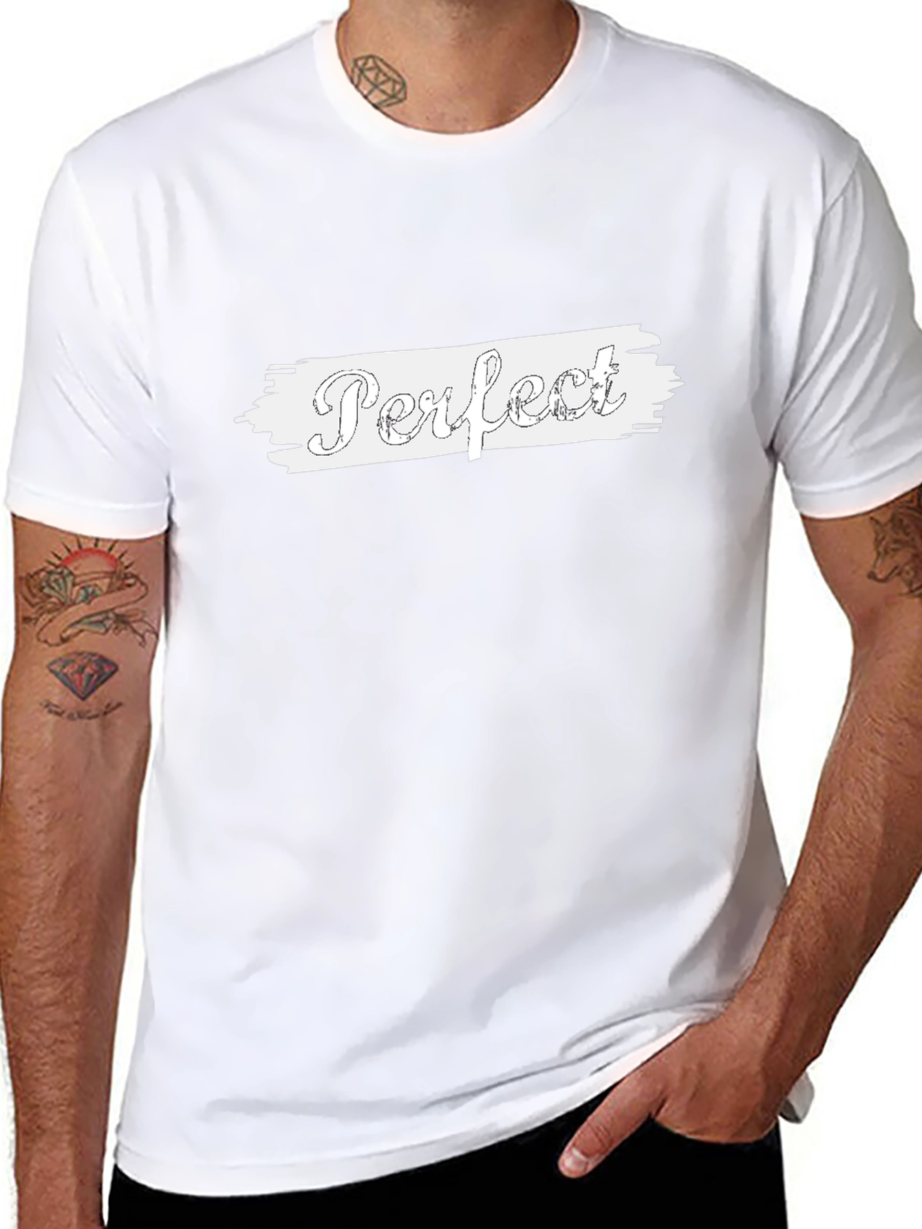 Perfect Graphic T-Shirt - Stylish Crew Neck Tee
