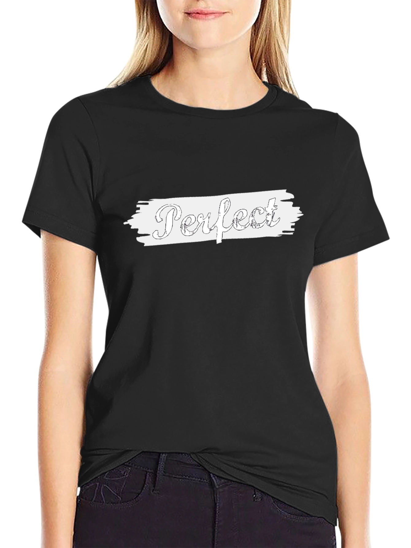 Perfect Graphic T-Shirt - Stylish Crew Neck Tee