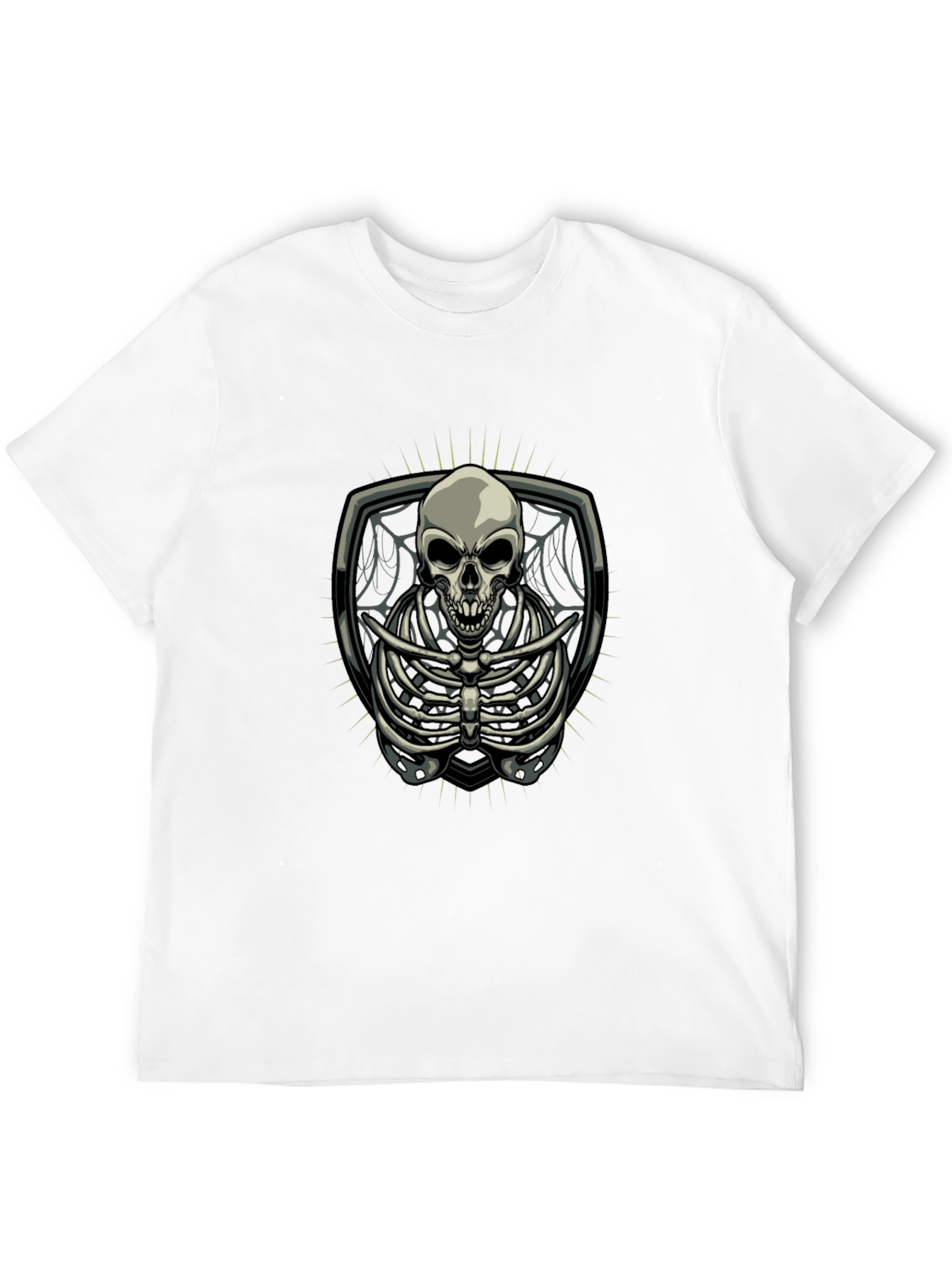 Skeleton Graphic Tee - Gothic Style