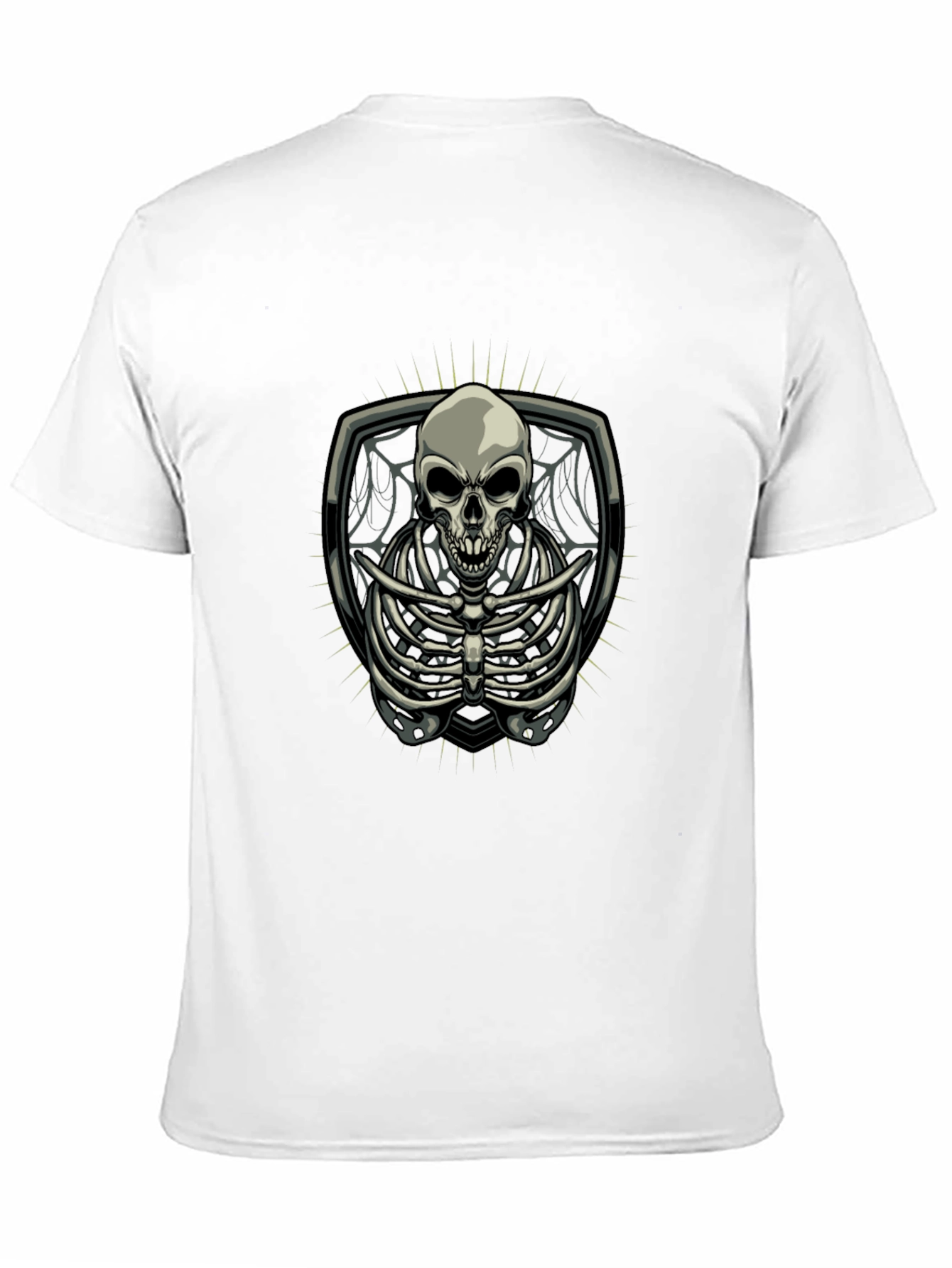Skeleton Graphic Tee - Gothic Style