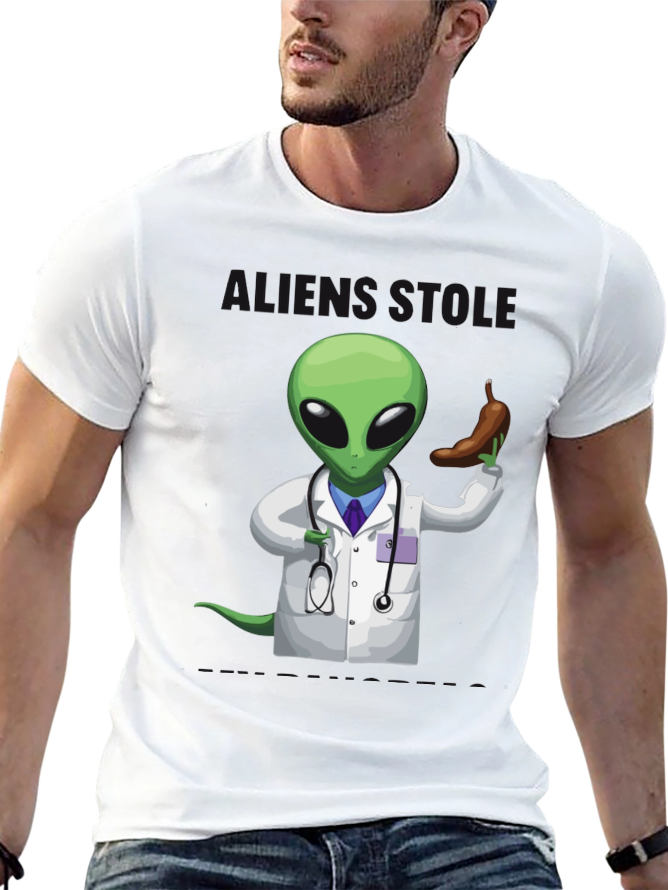 Doctor Alien Holding Appendix T-Shirt