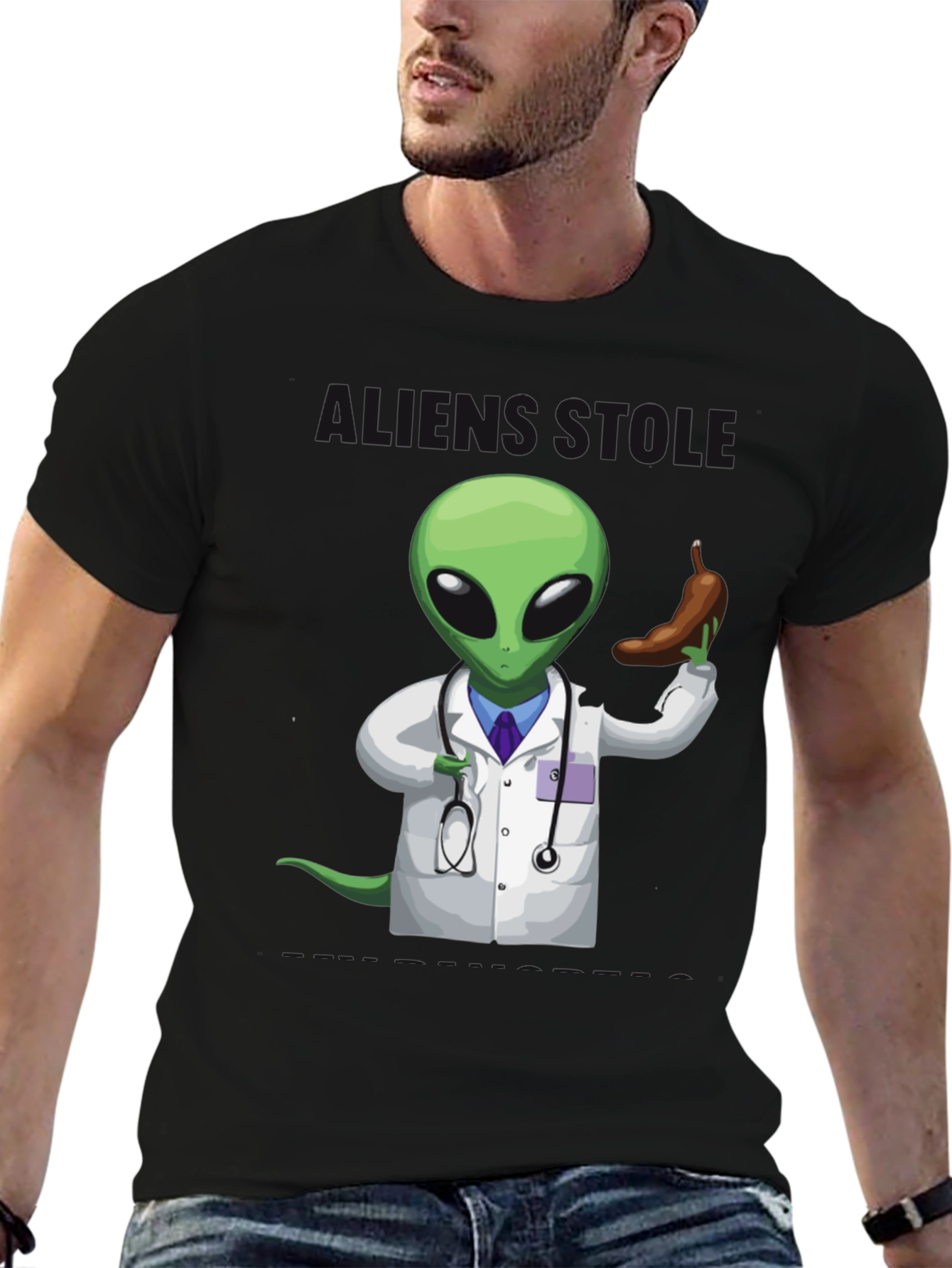 Doctor Alien Holding Appendix T-Shirt