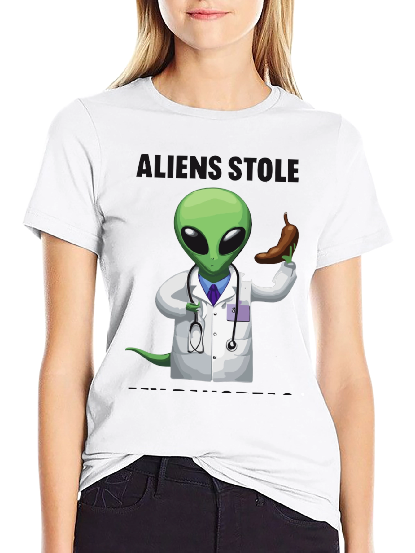 Doctor Alien Holding Appendix T-Shirt