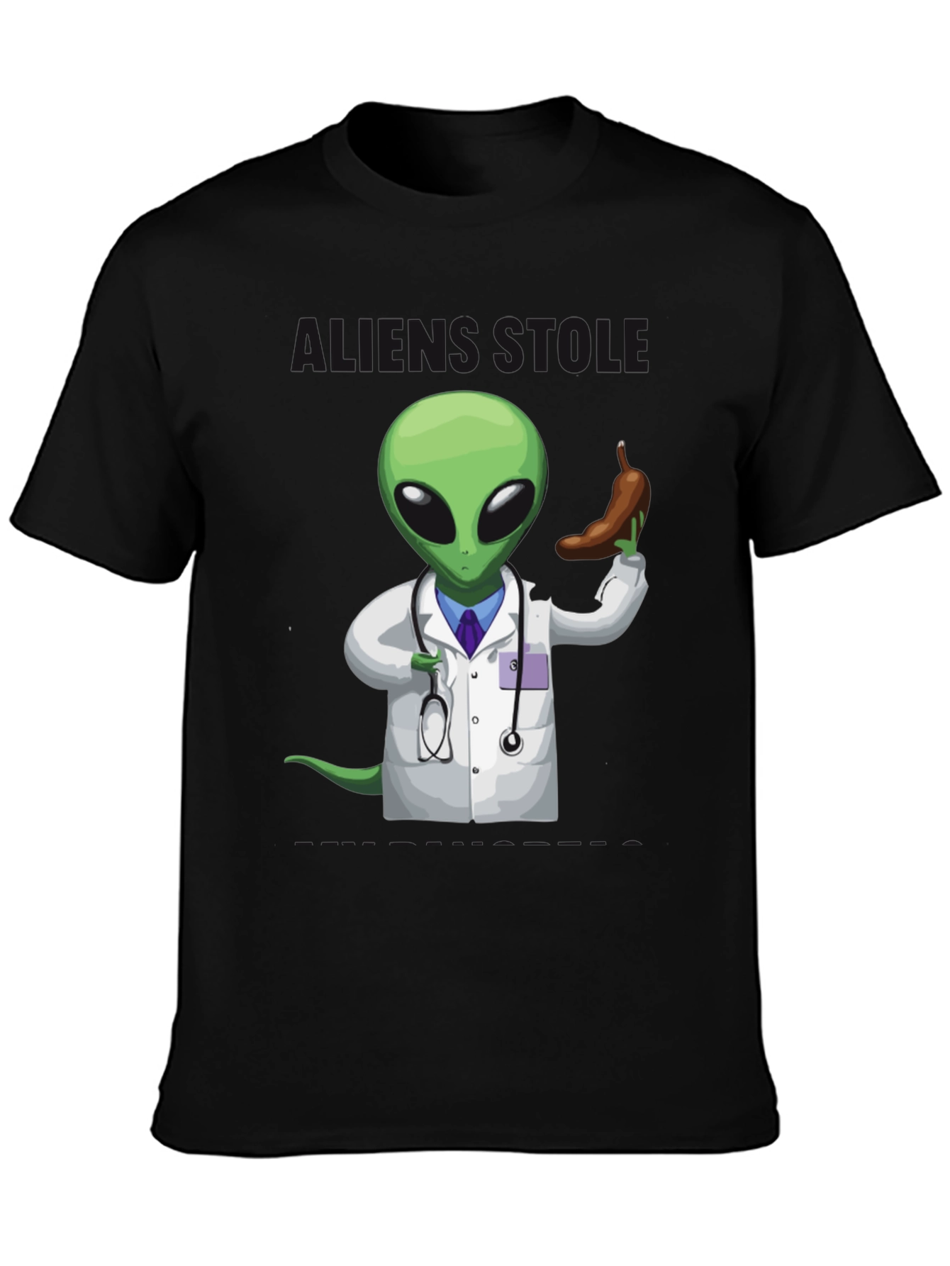 Doctor Alien Holding Appendix T-Shirt