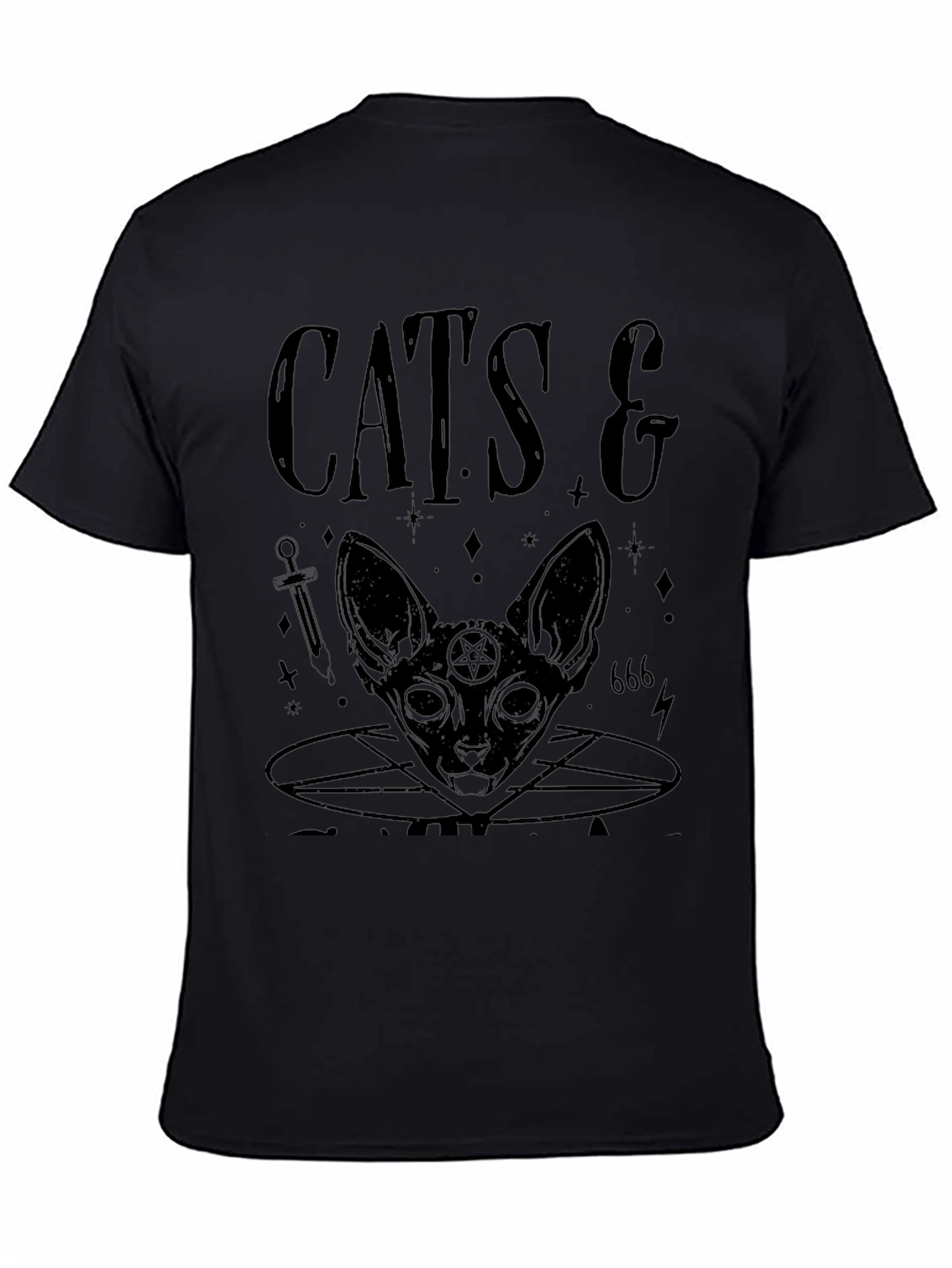 Cats & Satan Graphic Tee