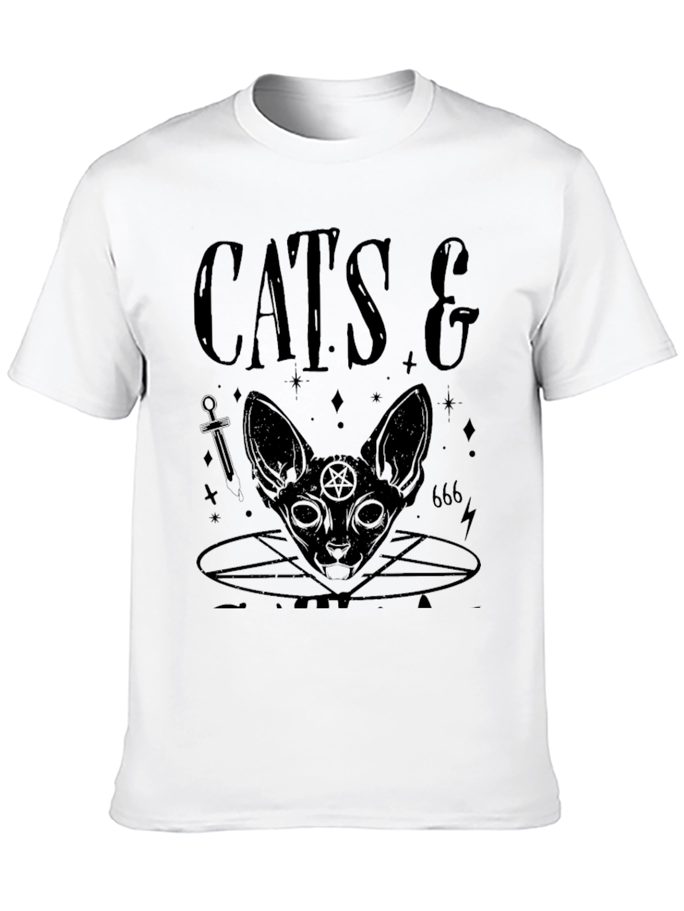 Cats & Satan Graphic Tee