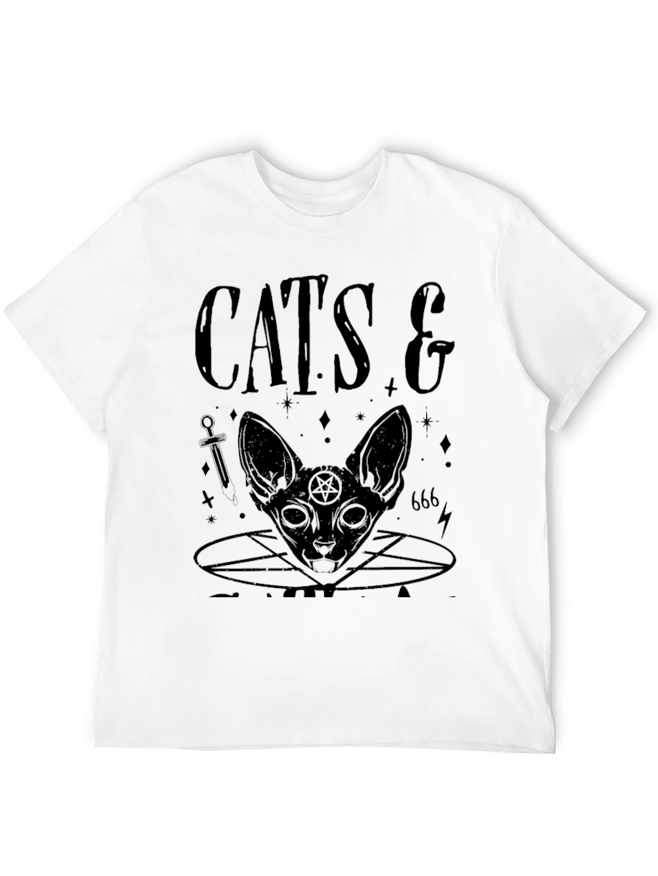Cats & Satan Graphic Tee