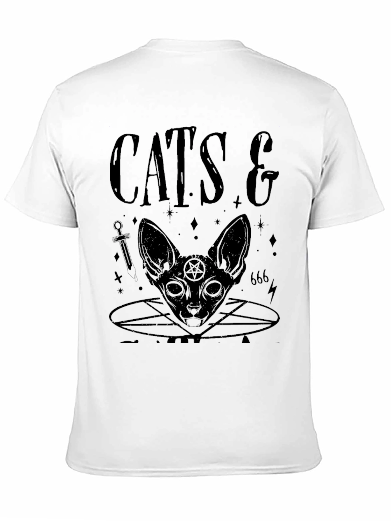 Cats & Satan Graphic Tee