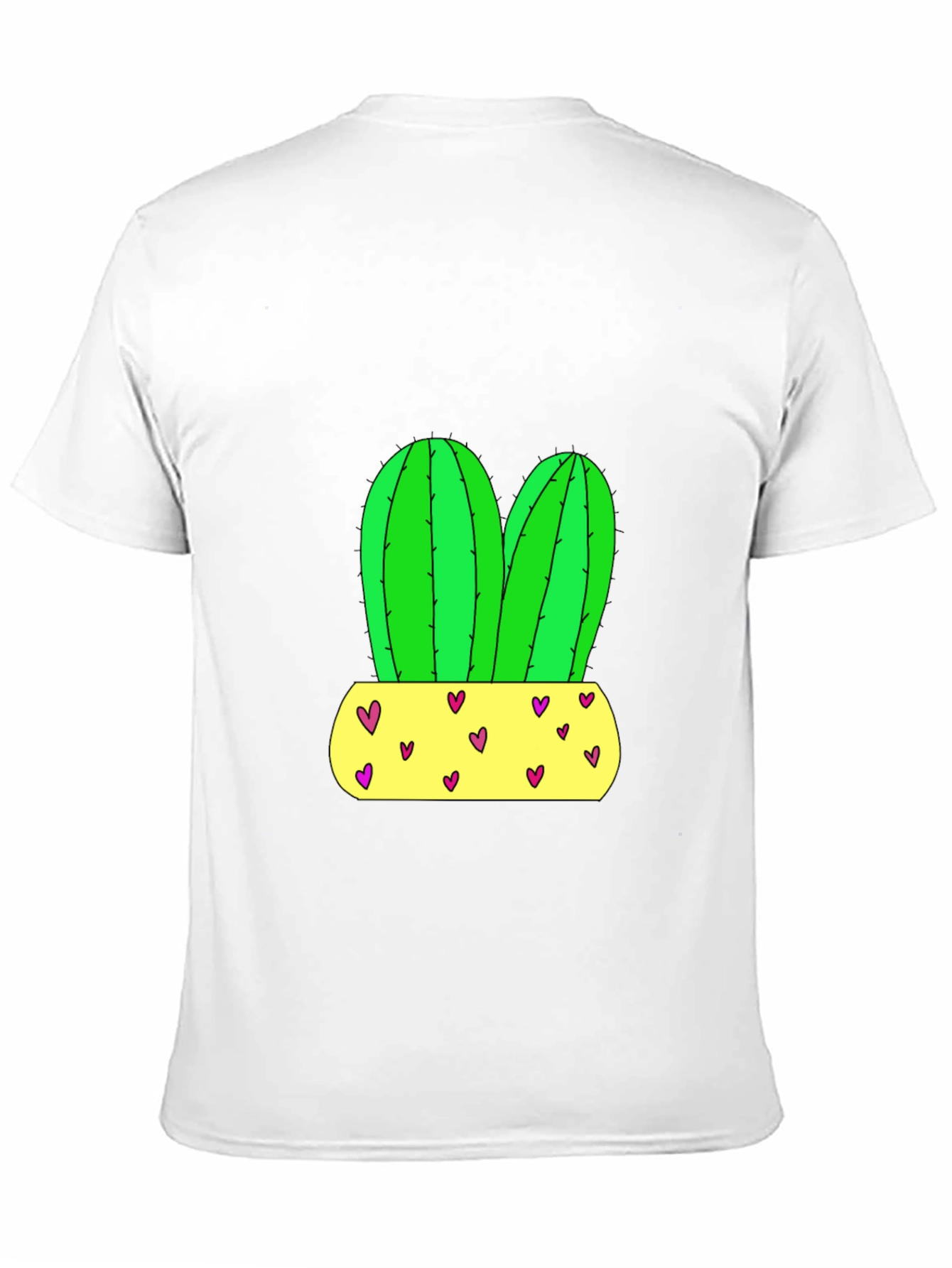 Cactus Love T-Shirt - Unique Potted Plant Design