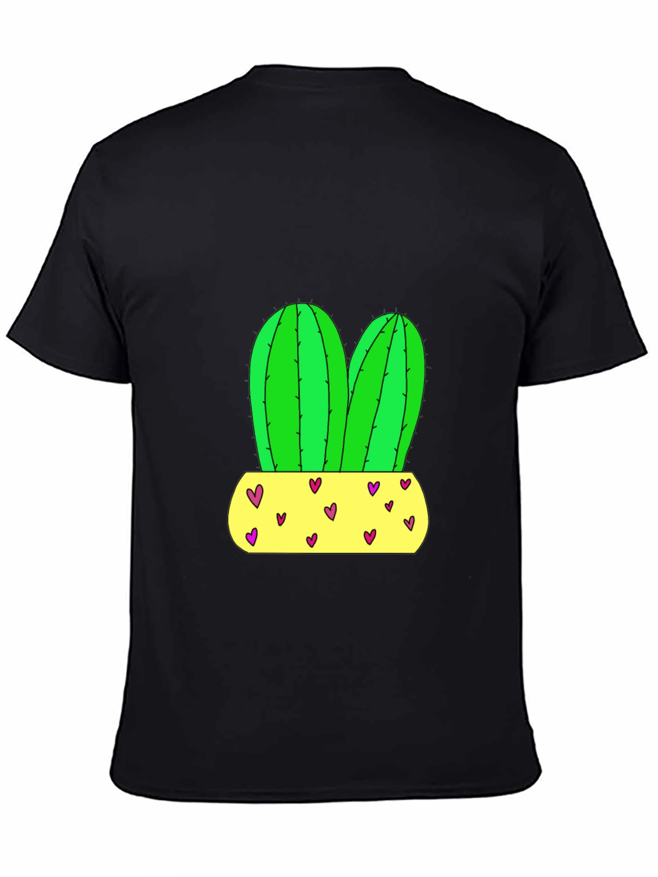 Cactus Love T-Shirt - Unique Potted Plant Design