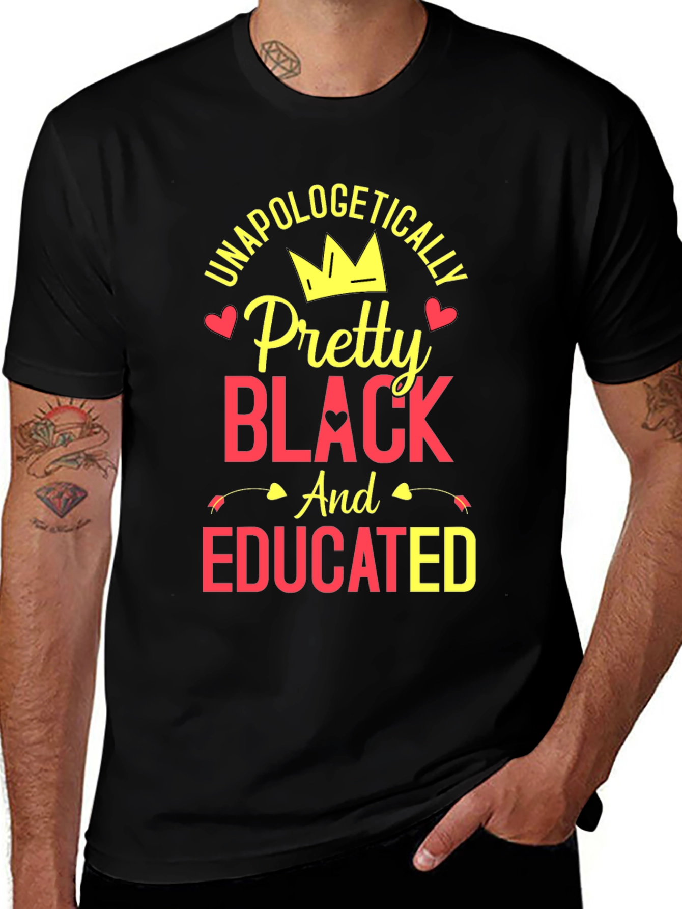 Unapologetically Pretty Black Educated Tee