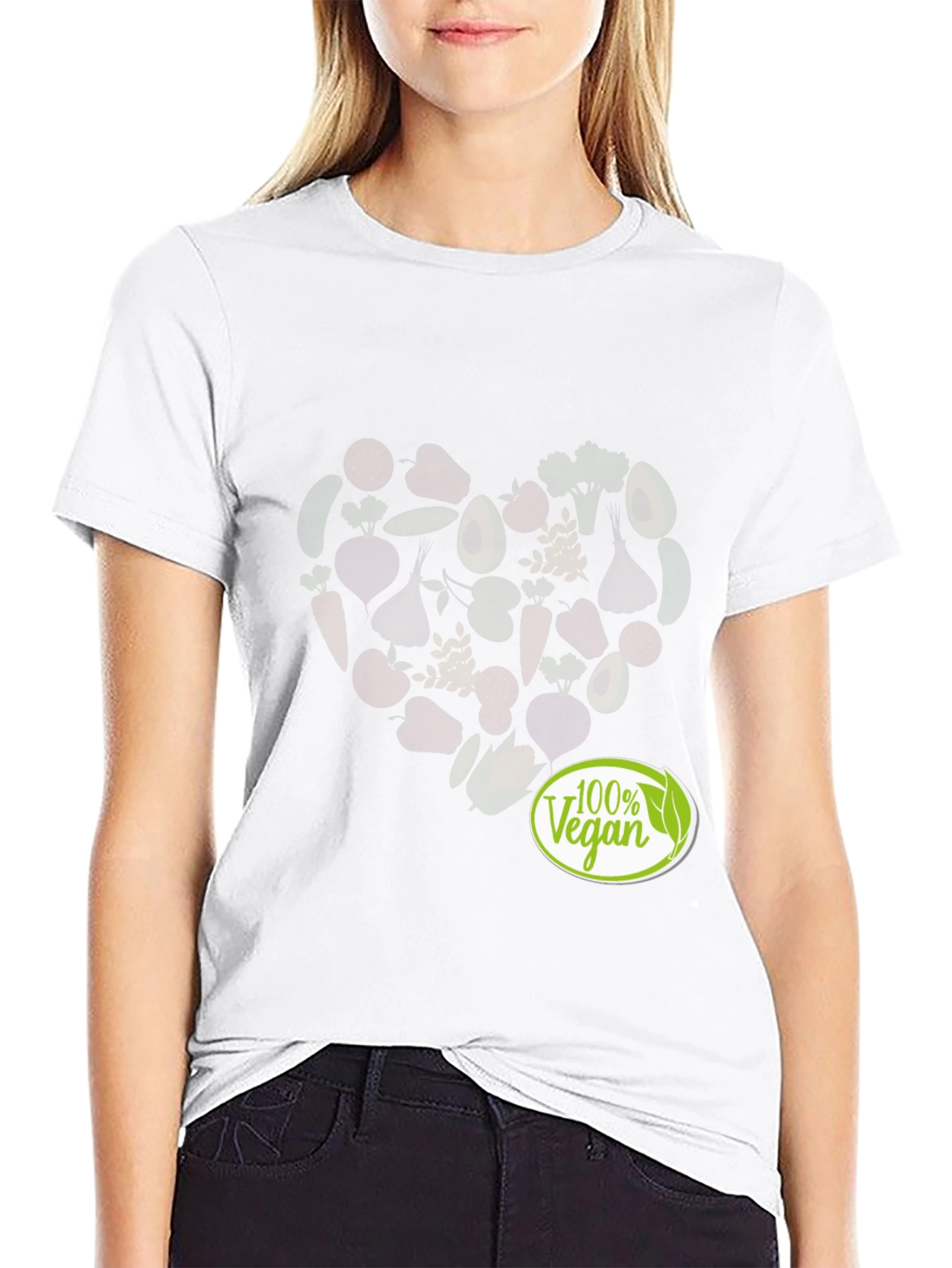 100% Vegan Graphic Tee - Heart Healthy