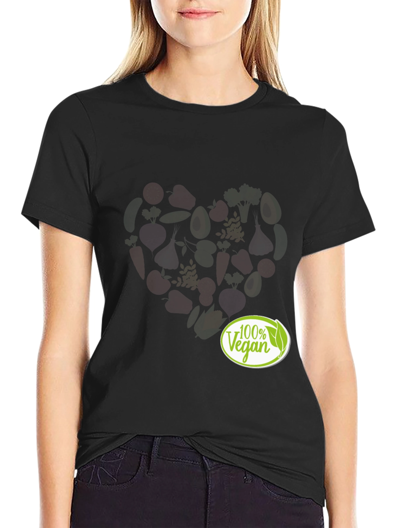 100% Vegan Graphic Tee - Heart Healthy