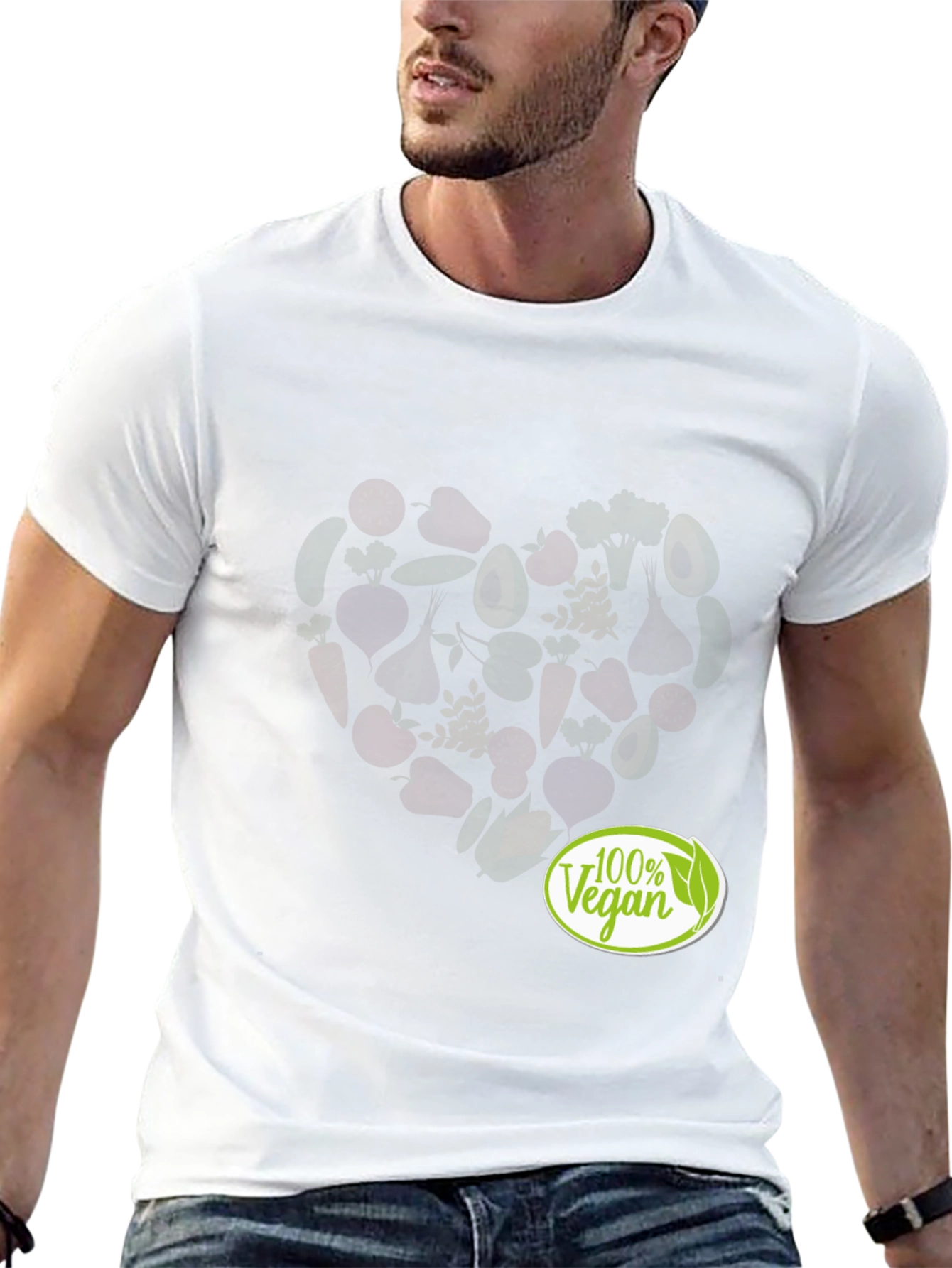 100% Vegan Graphic Tee - Heart Healthy