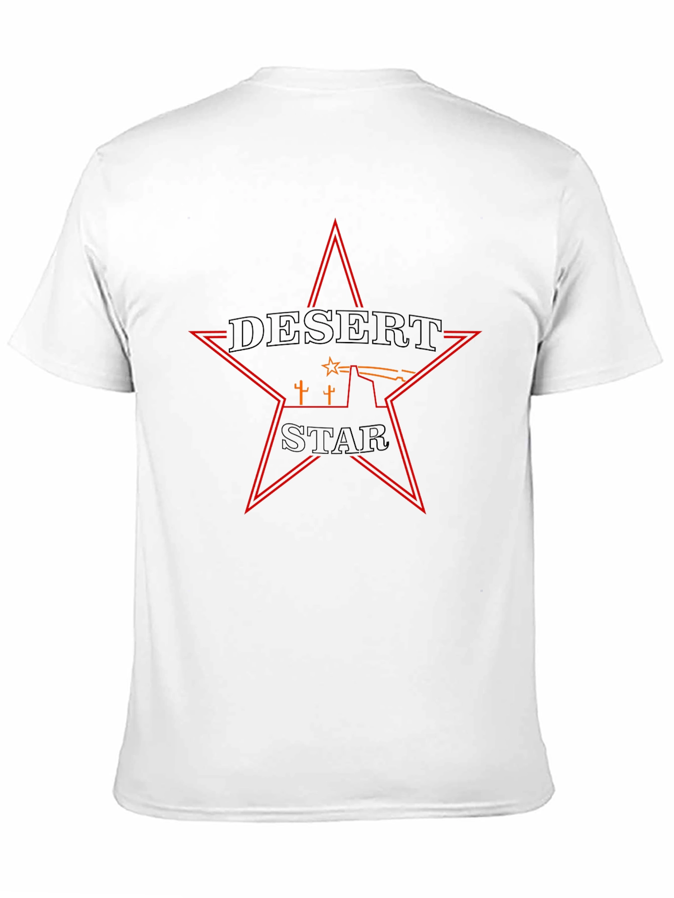 Desert Star Graphic Tee - Mens Black T-Shirt