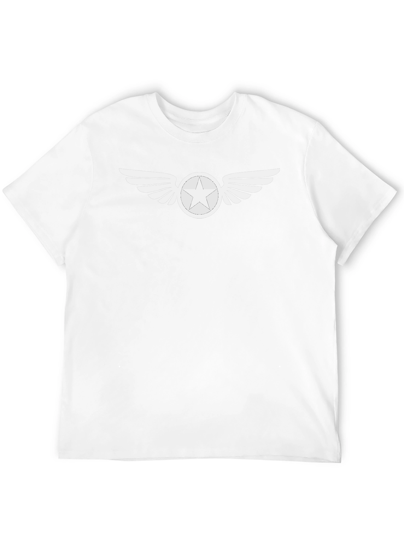 Winged Star Graphic Tee - Black