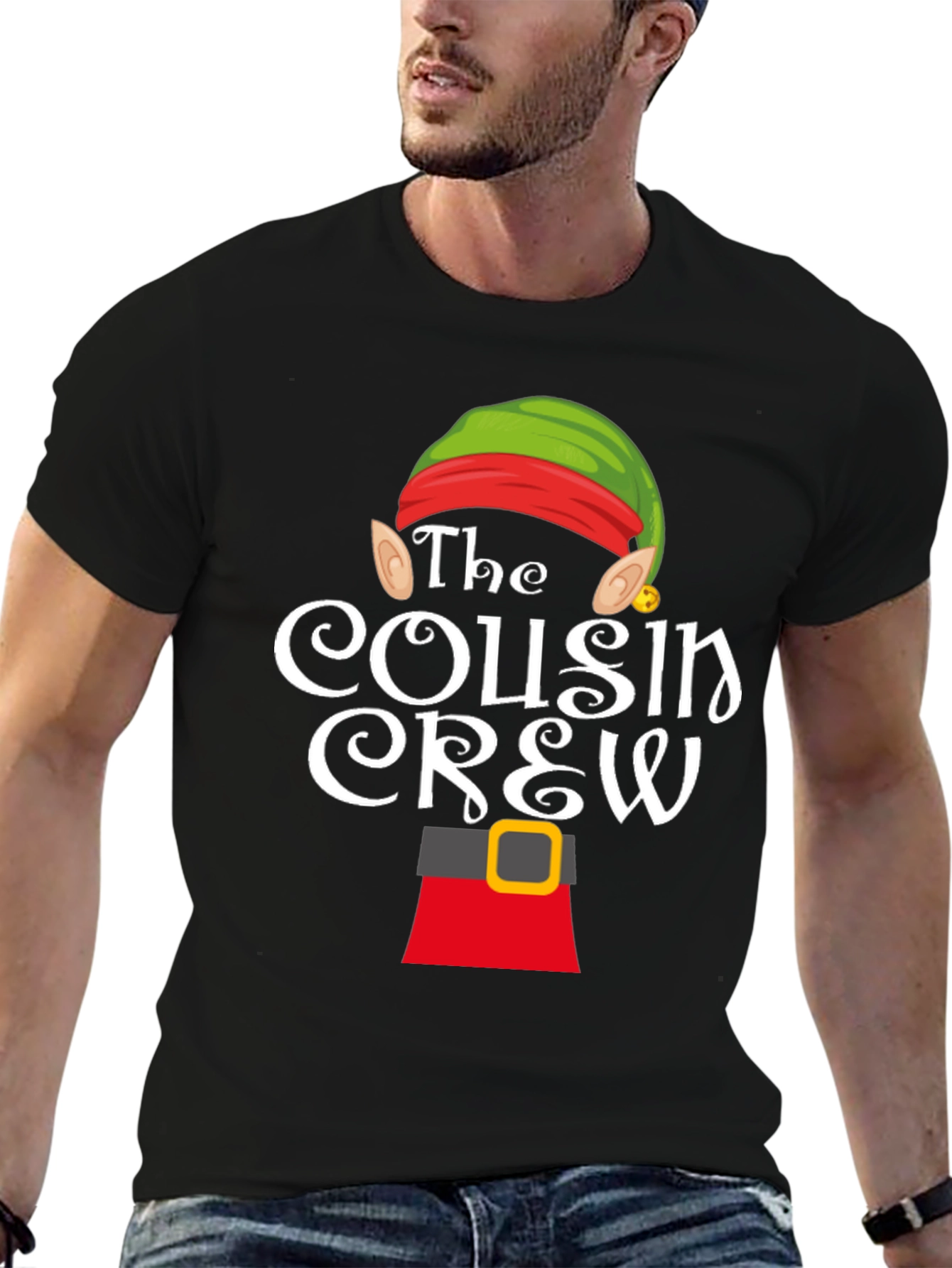 Cousin Crew Elf Shirt - Holiday Family Matching Tee